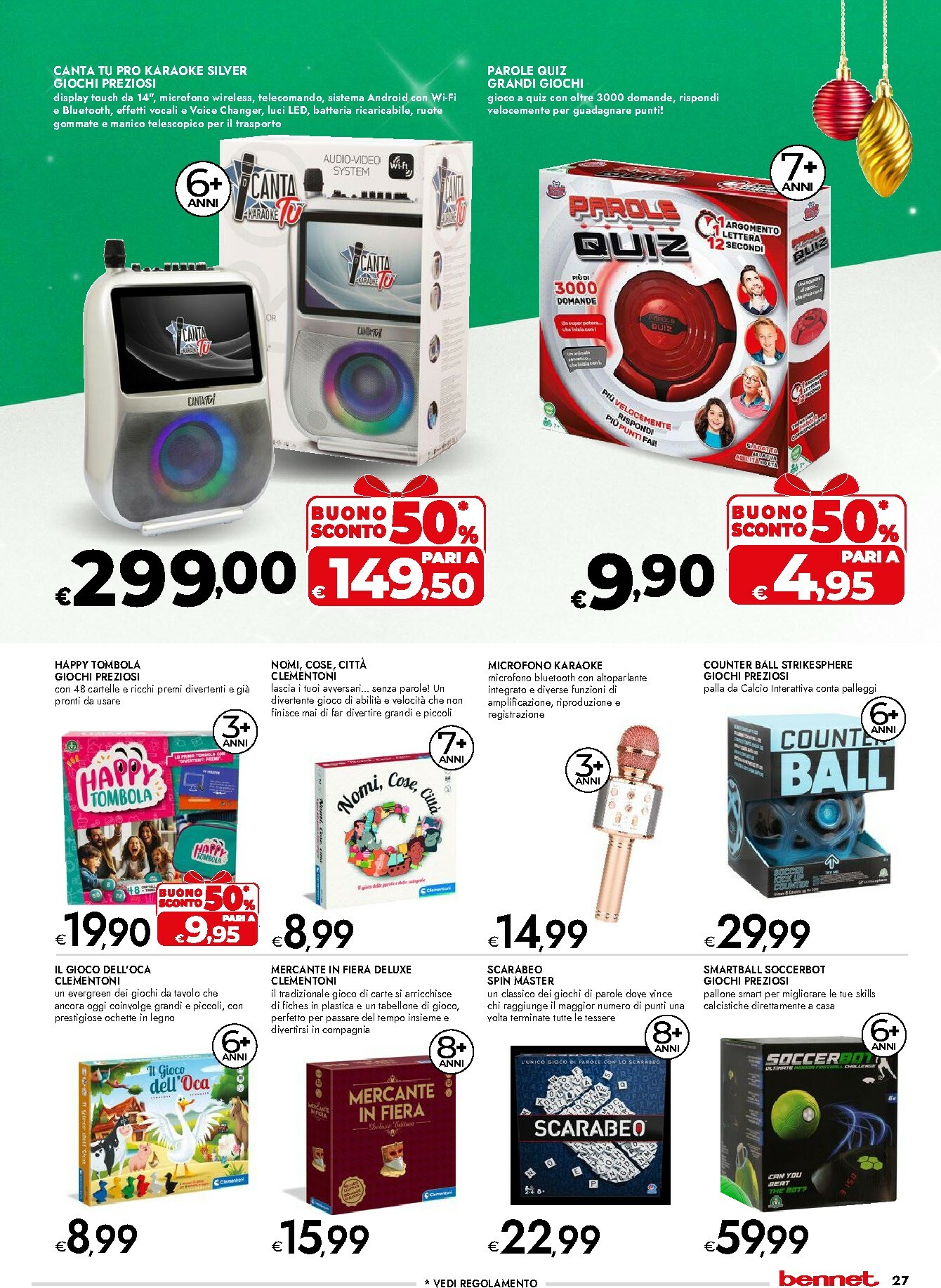bennet - Volantino Bennet - Natale valido dal 06/11 al 24/12 - page: 27