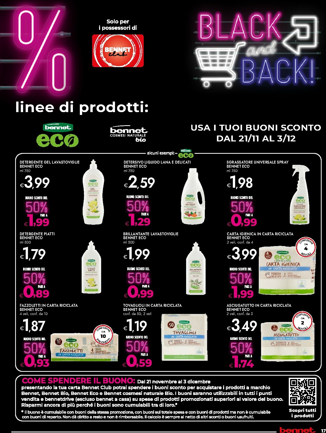 bennet - Volantino Bennet - Black Days valido dal 13/11 al 26/11 - page: 17