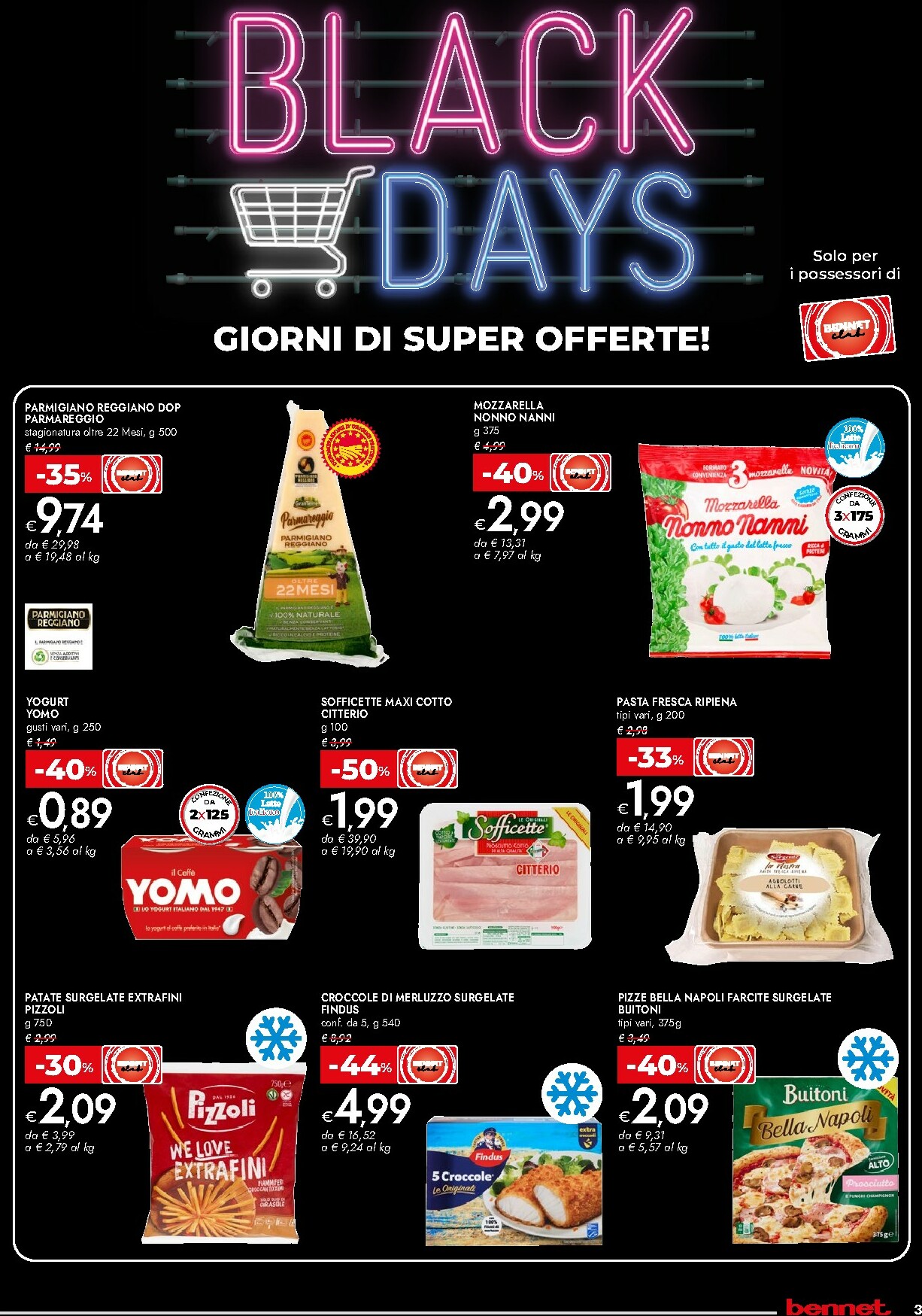 bennet - Volantino Bennet - Black Days valido dal 13/11 al 26/11 - page: 3
