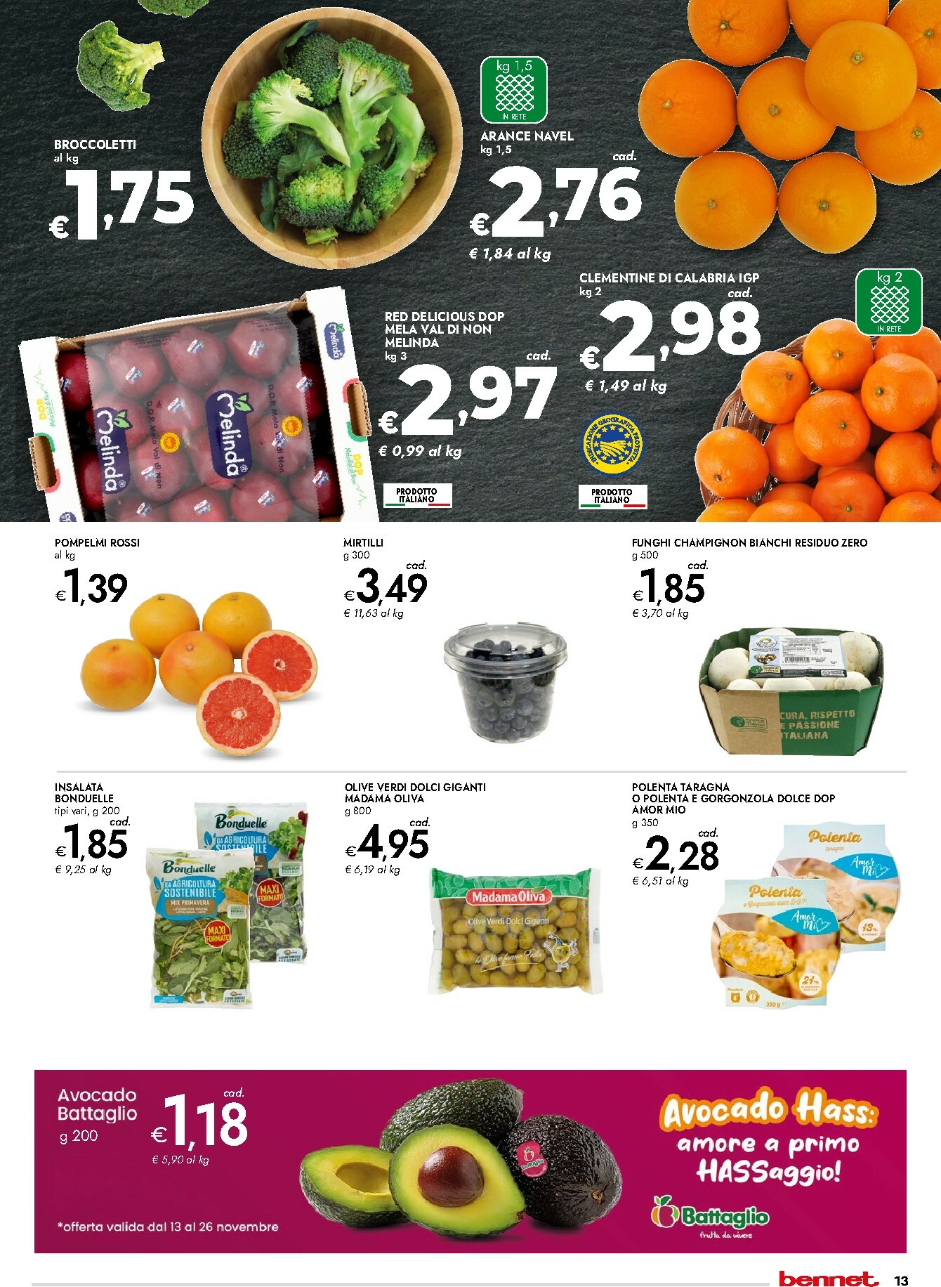 bennet - Volantino Bennet - Black Days valido dal 13/11 al 26/11 - page: 13