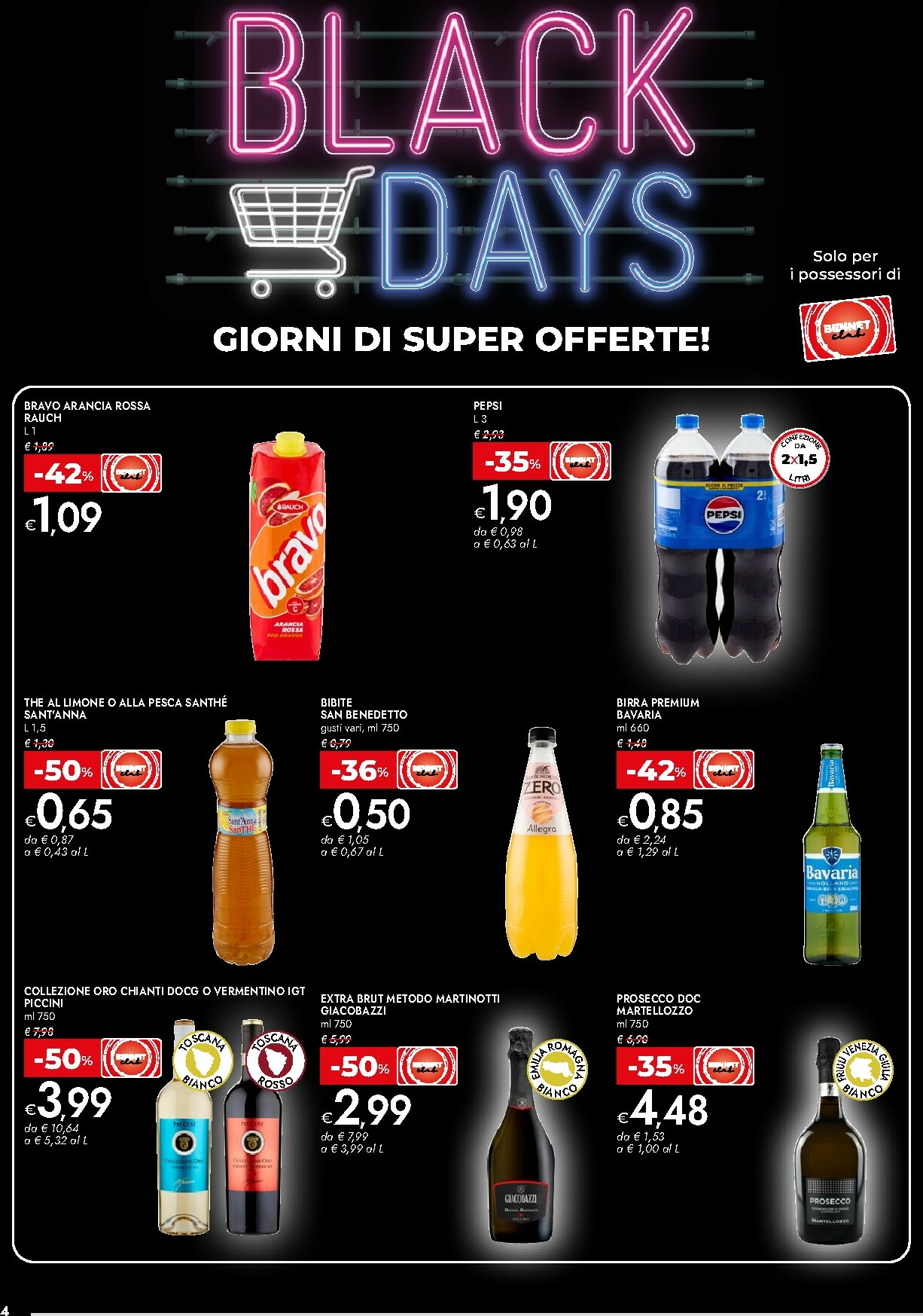bennet - Volantino Bennet - Black Days valido dal 13/11 al 26/11 - page: 4