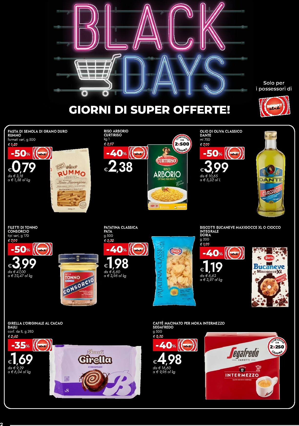 bennet - Volantino Bennet - Black Days valido dal 13/11 al 26/11 - page: 2