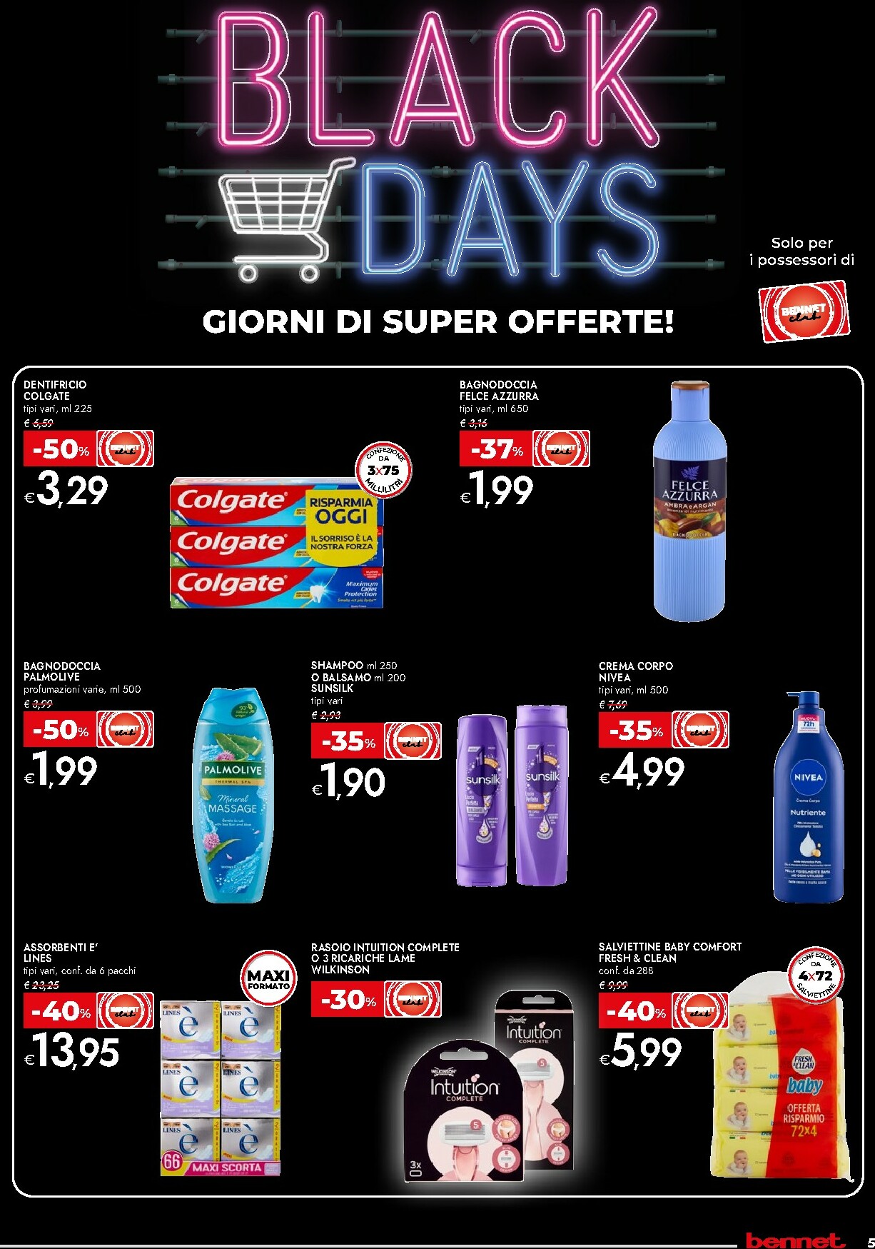bennet - Volantino Bennet - Black Days valido dal 13/11 al 26/11 - page: 5