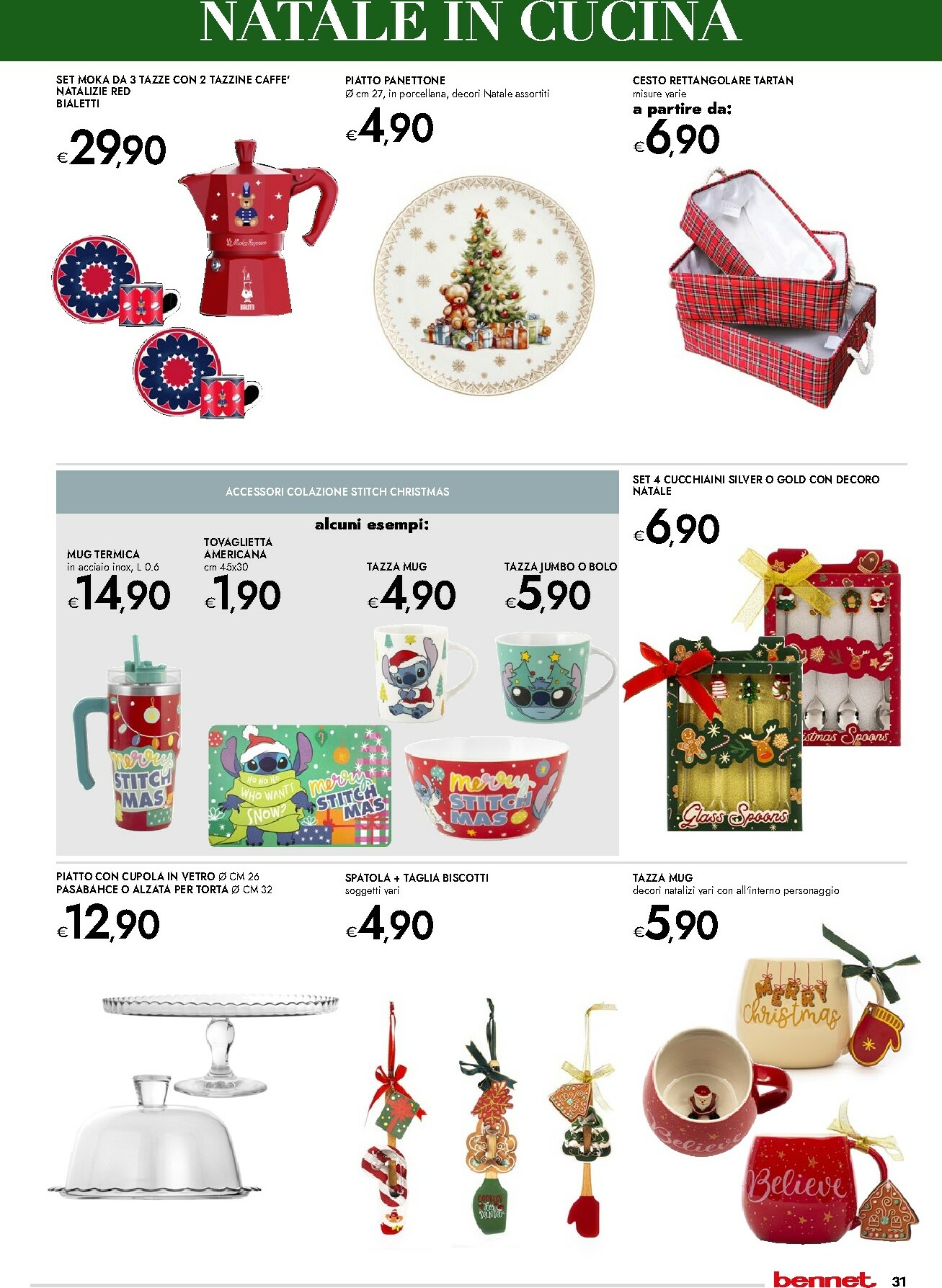 bennet - Volantino Bennet - Regali Pieni di Gusto valido dal 20/11 al 24/12 - page: 31