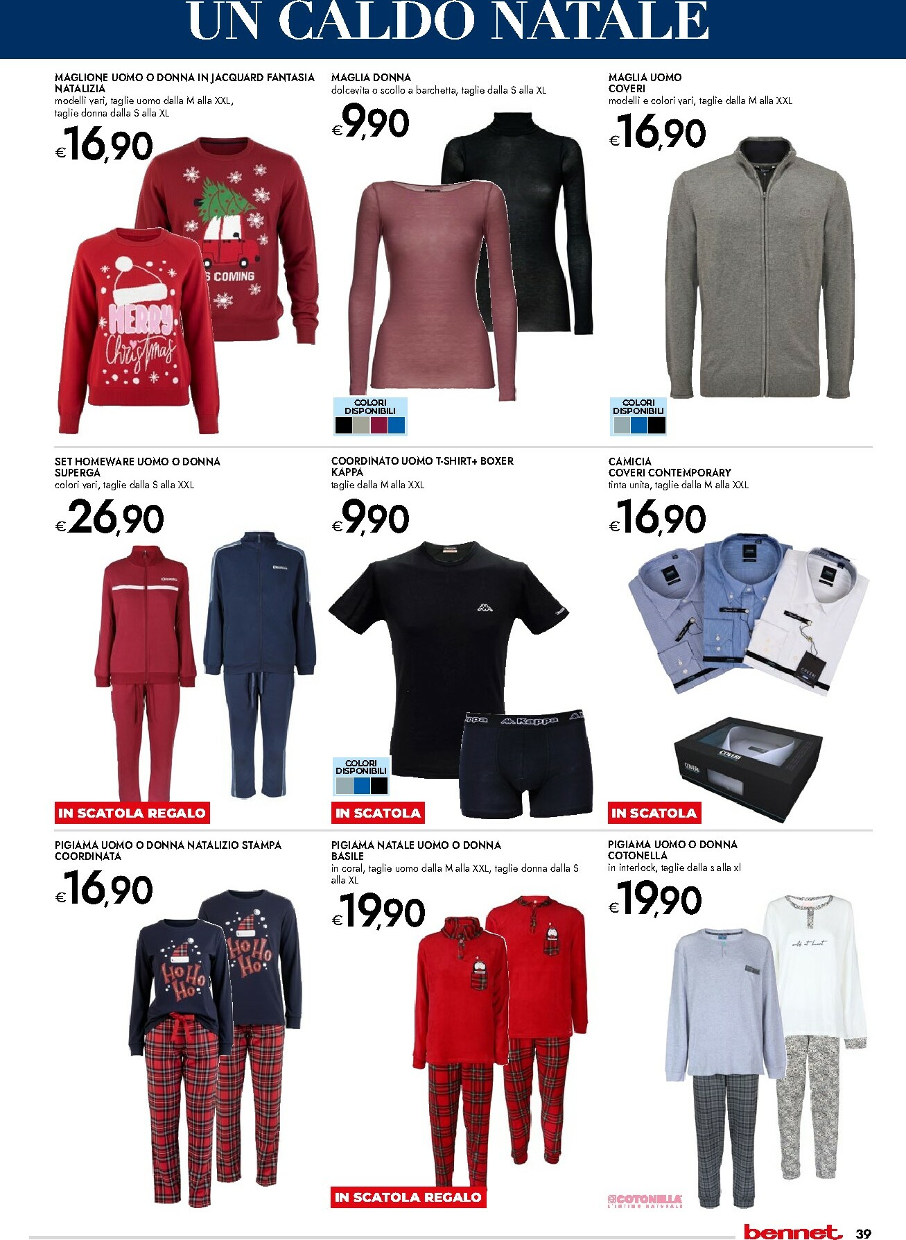 bennet - Volantino Bennet - Regali Pieni di Gusto valido dal 20/11 al 24/12 - page: 39