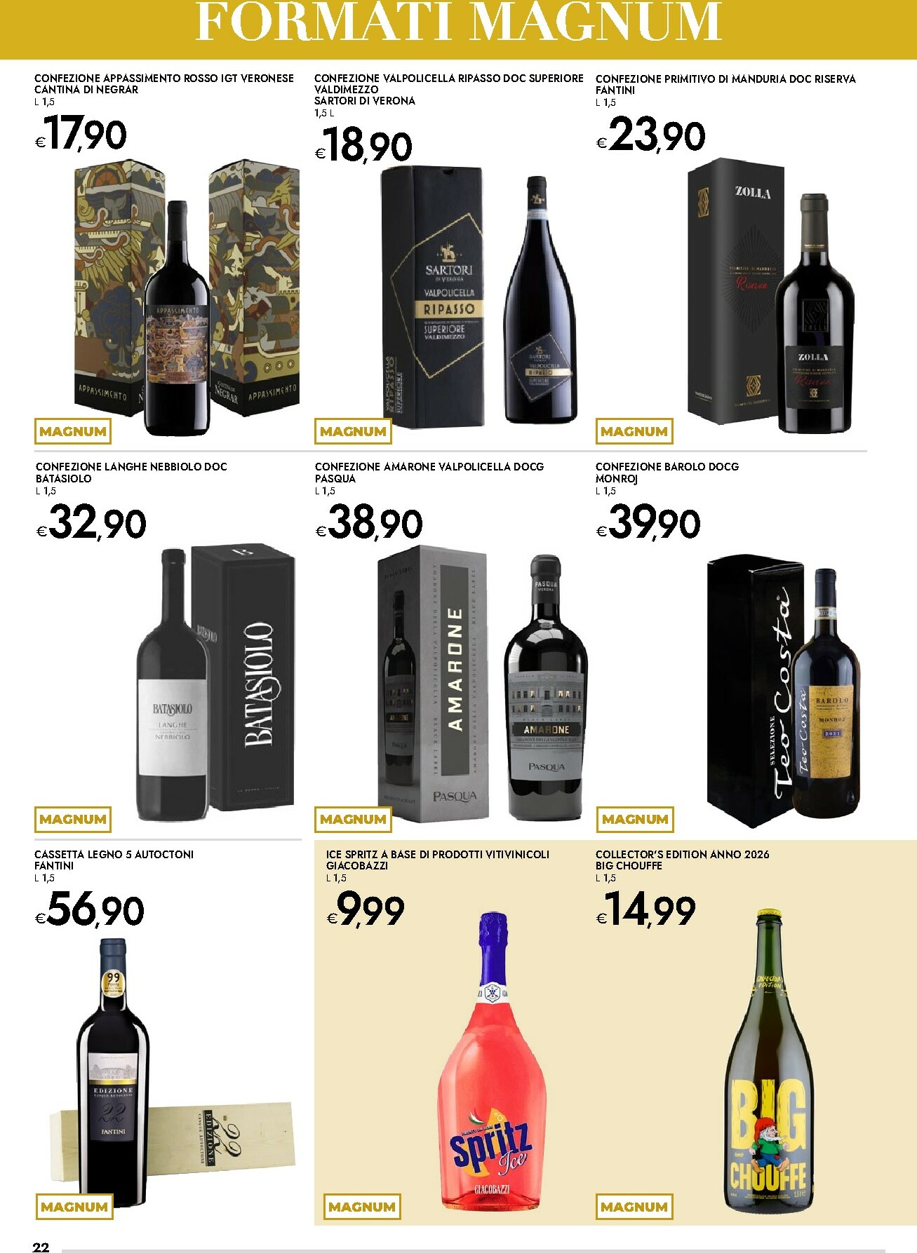 bennet - Volantino Bennet - Regali Pieni di Gusto valido dal 20/11 al 24/12 - page: 22