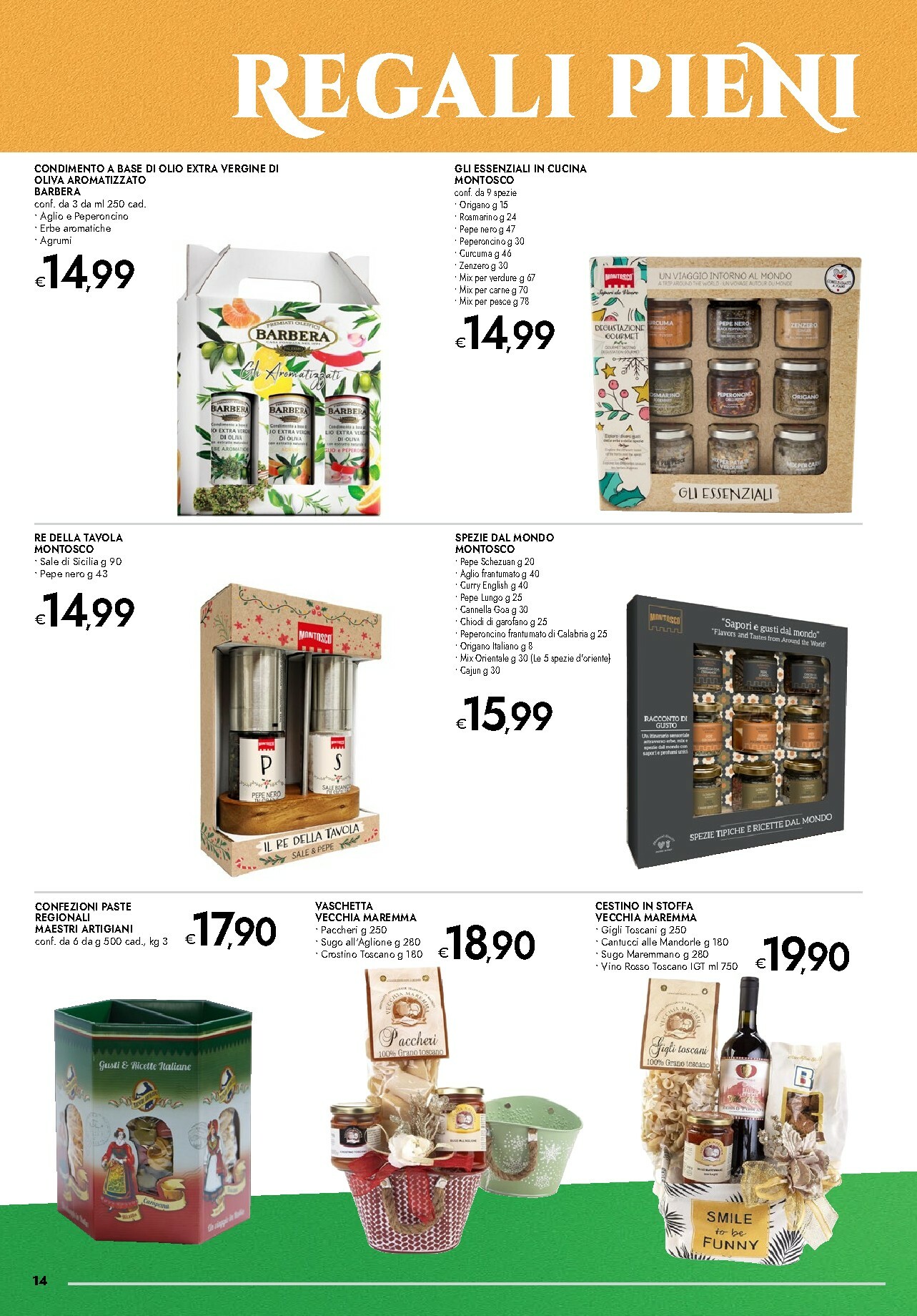 bennet - Volantino Bennet - Regali Pieni di Gusto valido dal 20/11 al 24/12 - page: 14