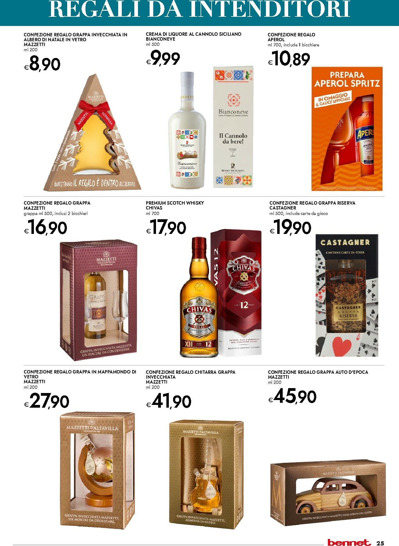 bennet - Volantino Bennet - Regali Pieni di Gusto valido dal 20/11 al 24/12 - page: 25