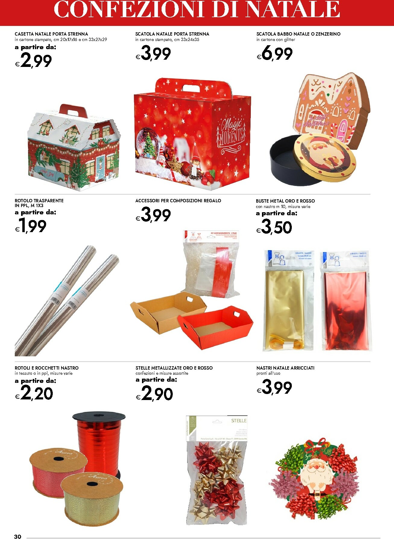 bennet - Volantino Bennet - Regali Pieni di Gusto valido dal 20/11 al 24/12 - page: 30