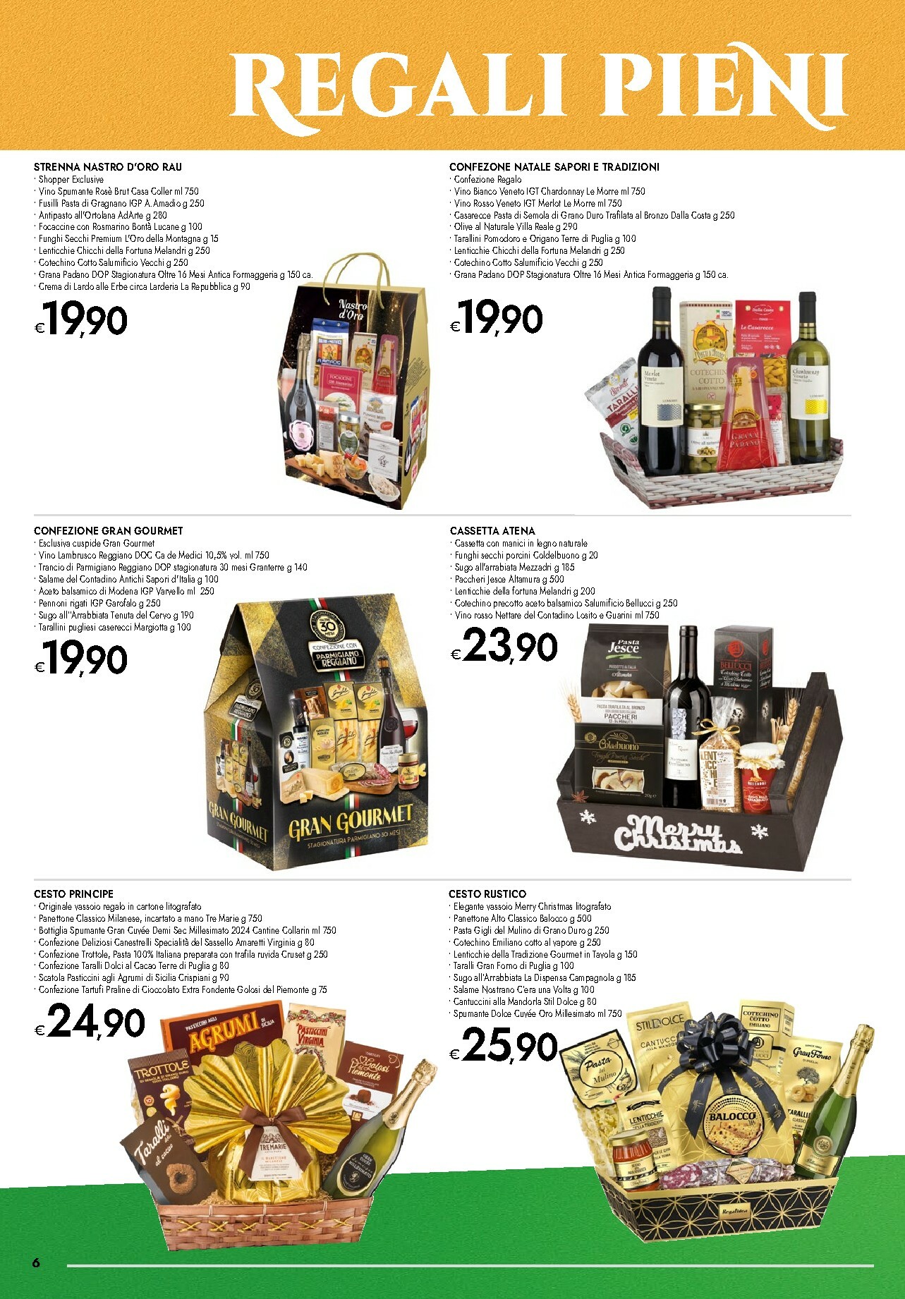 bennet - Volantino Bennet - Regali Pieni di Gusto valido dal 20/11 al 24/12 - page: 6