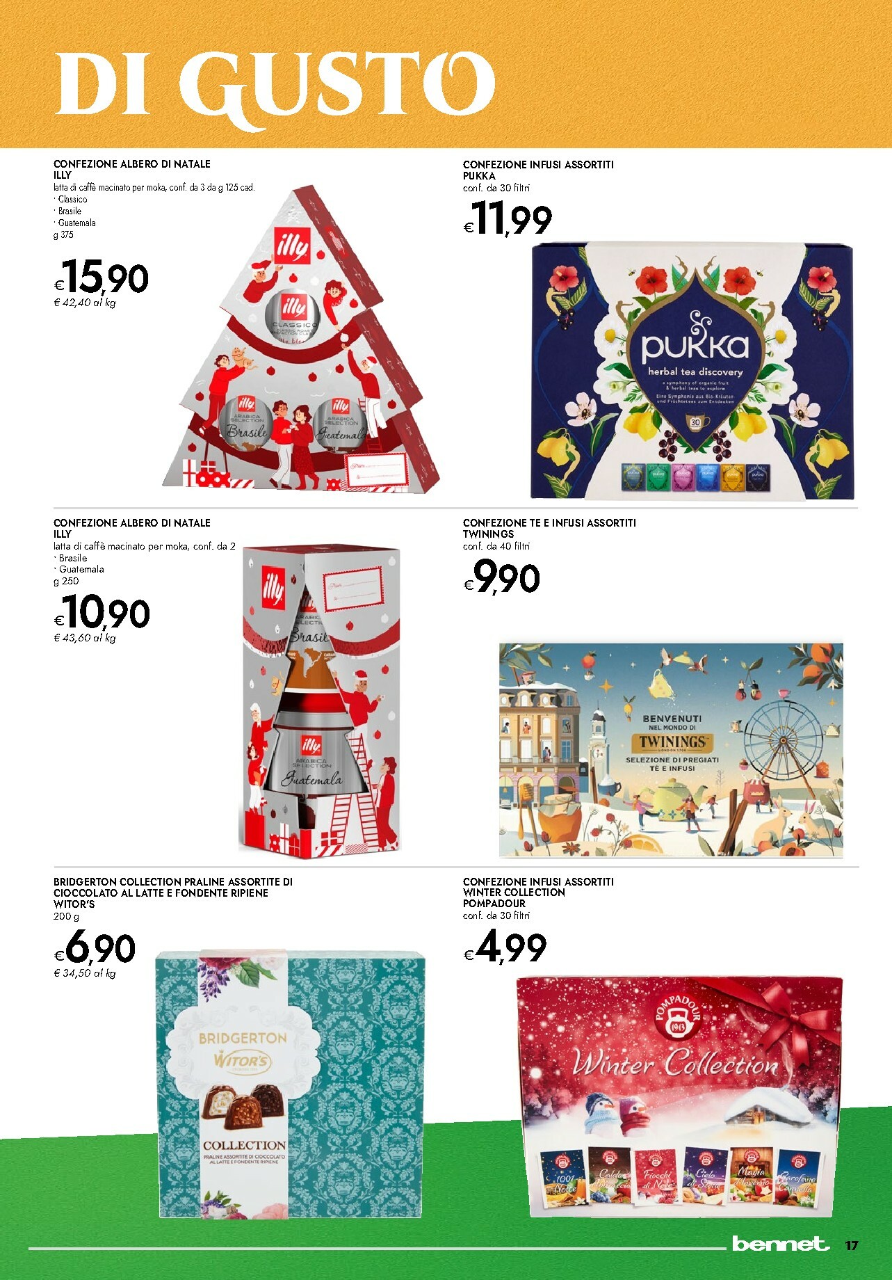 bennet - Volantino Bennet - Regali Pieni di Gusto valido dal 20/11 al 24/12 - page: 17