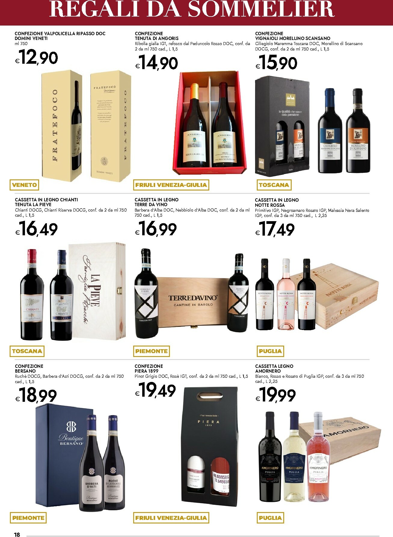 bennet - Volantino Bennet - Regali Pieni di Gusto valido dal 20/11 al 24/12 - page: 18