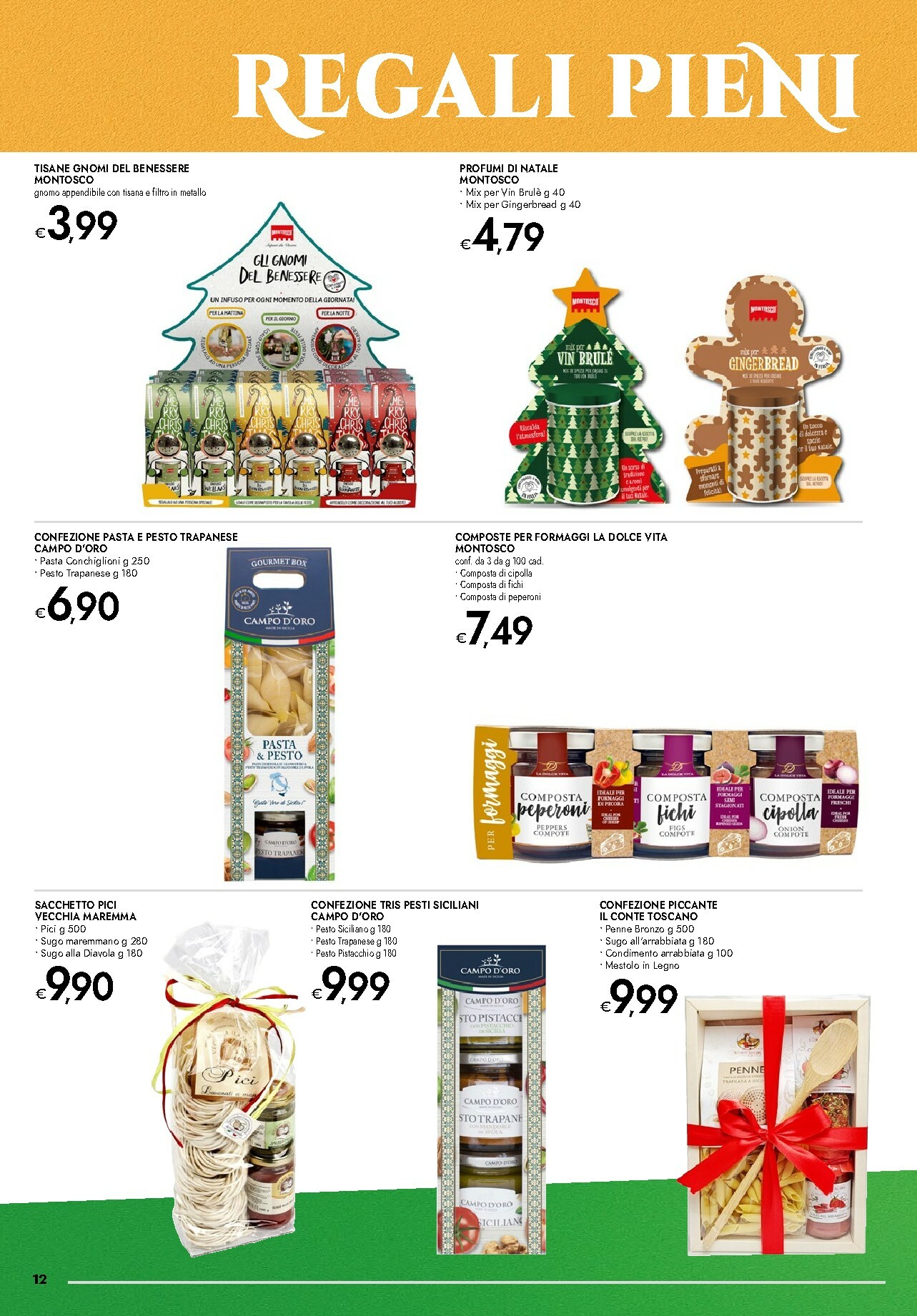 bennet - Volantino Bennet - Regali Pieni di Gusto valido dal 20/11 al 24/12 - page: 12