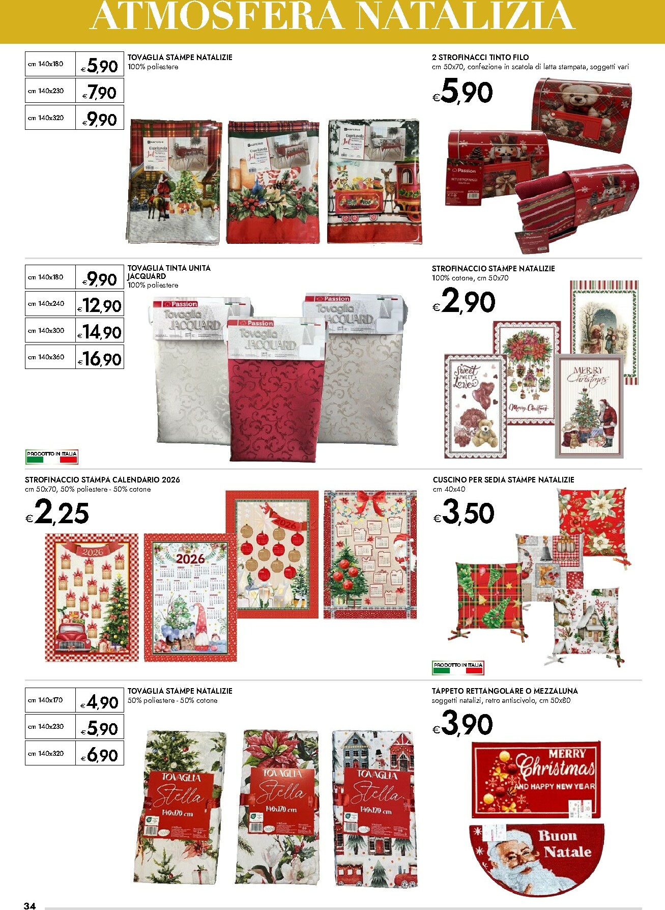 bennet - Volantino Bennet - Regali Pieni di Gusto valido dal 20/11 al 24/12 - page: 34