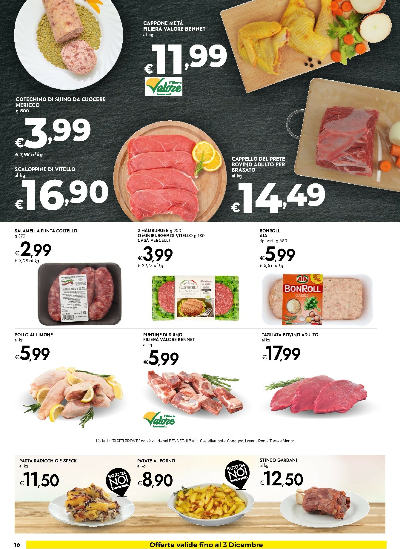 bennet - Volantino Bennet valido dal 20/11 al 29/11 - page: 16