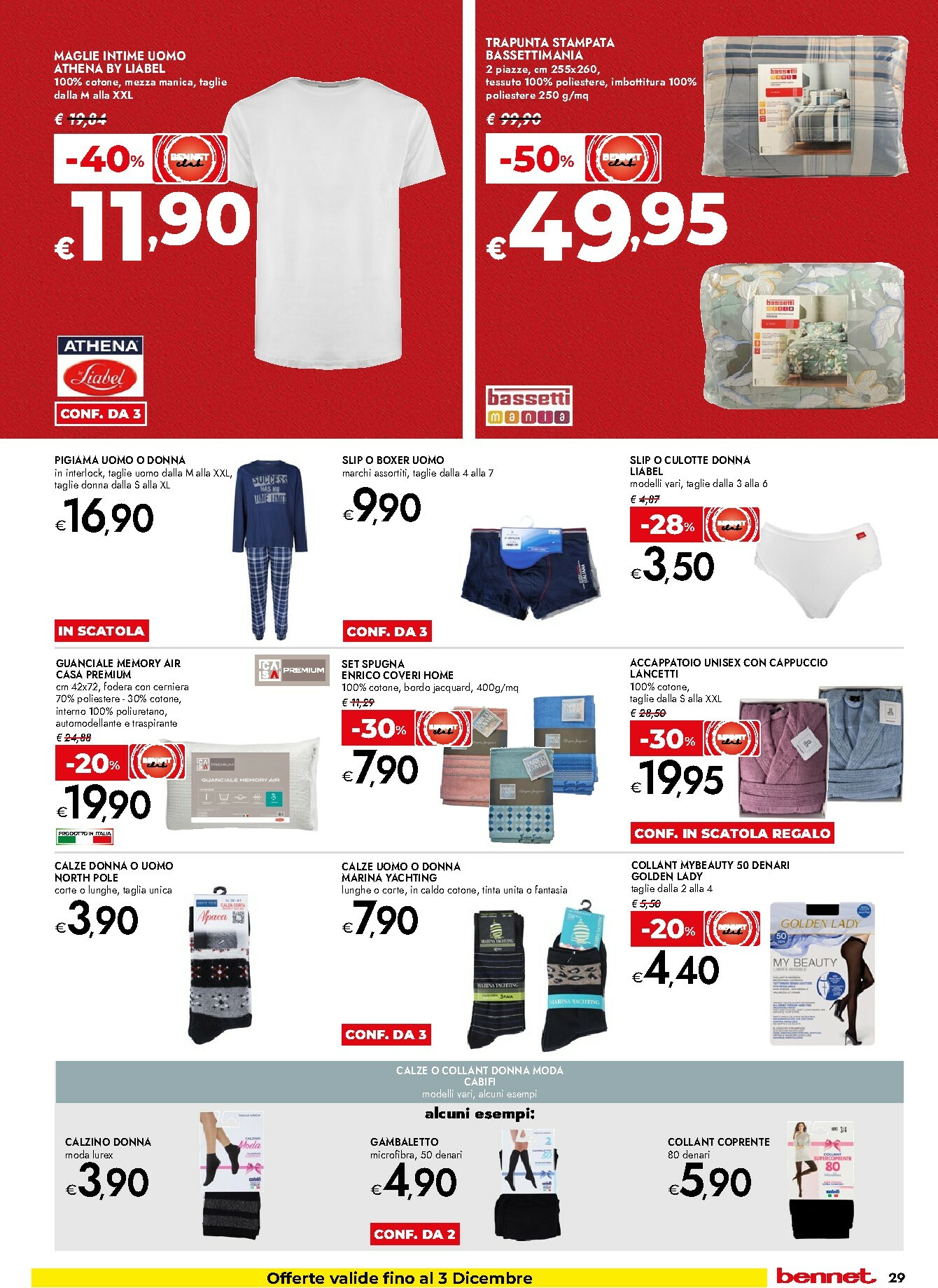 bennet - Volantino Bennet valido dal 20/11 al 29/11 - page: 29