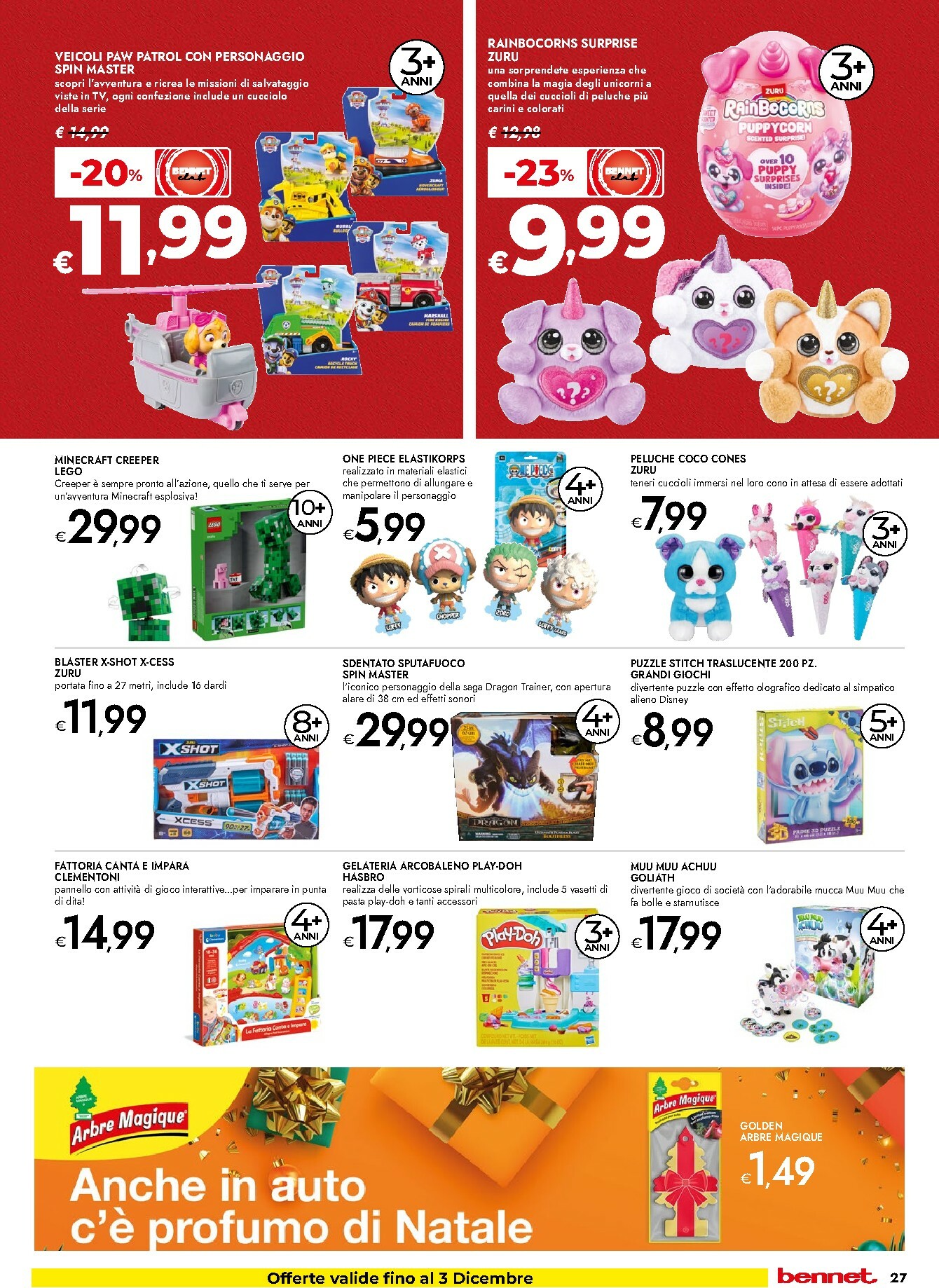 bennet - Volantino Bennet valido dal 20/11 al 29/11 - page: 27