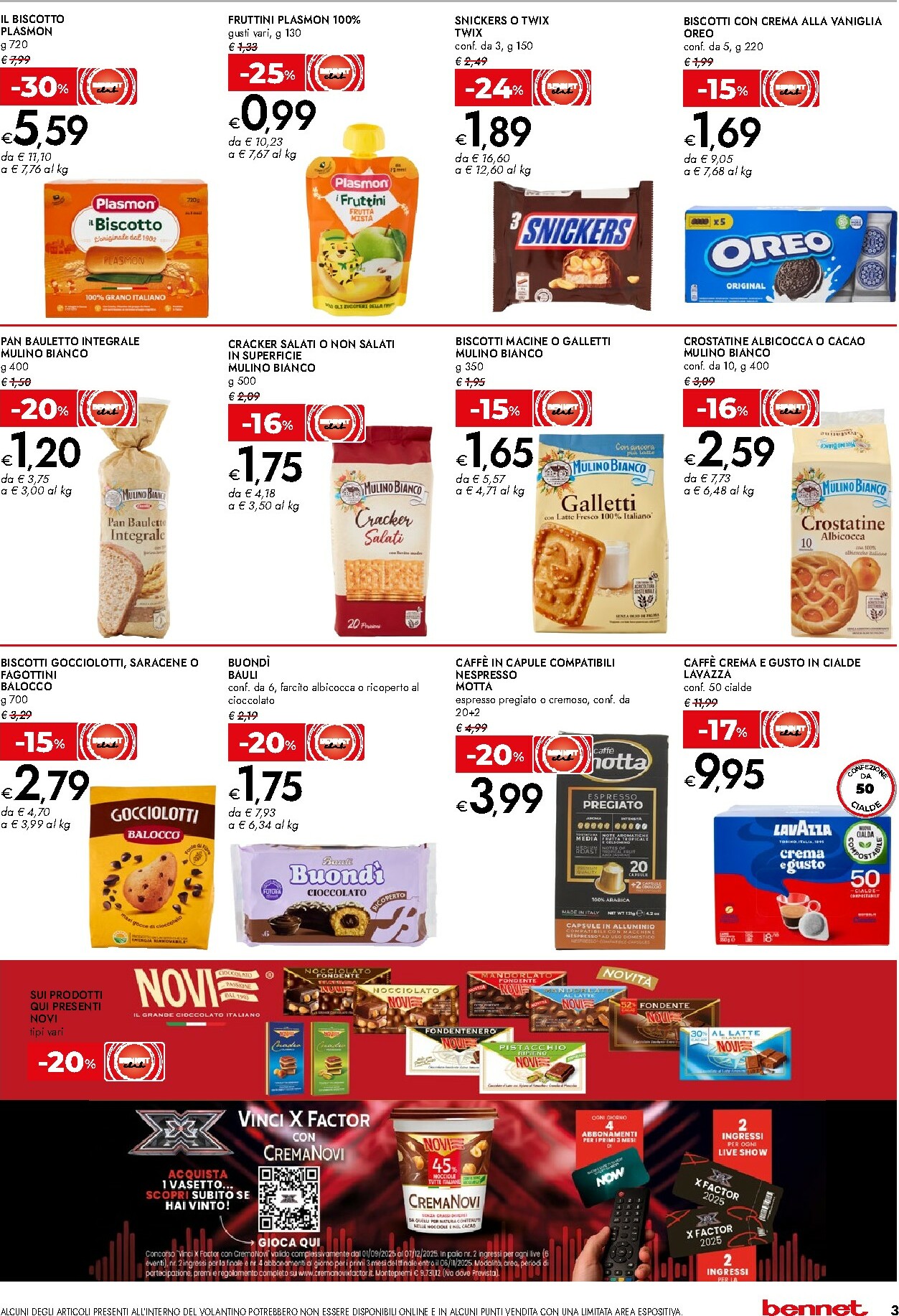 bennet - Volantino Bennet - Offerte Extra valido dal 24/11 al 03/12 - page: 3