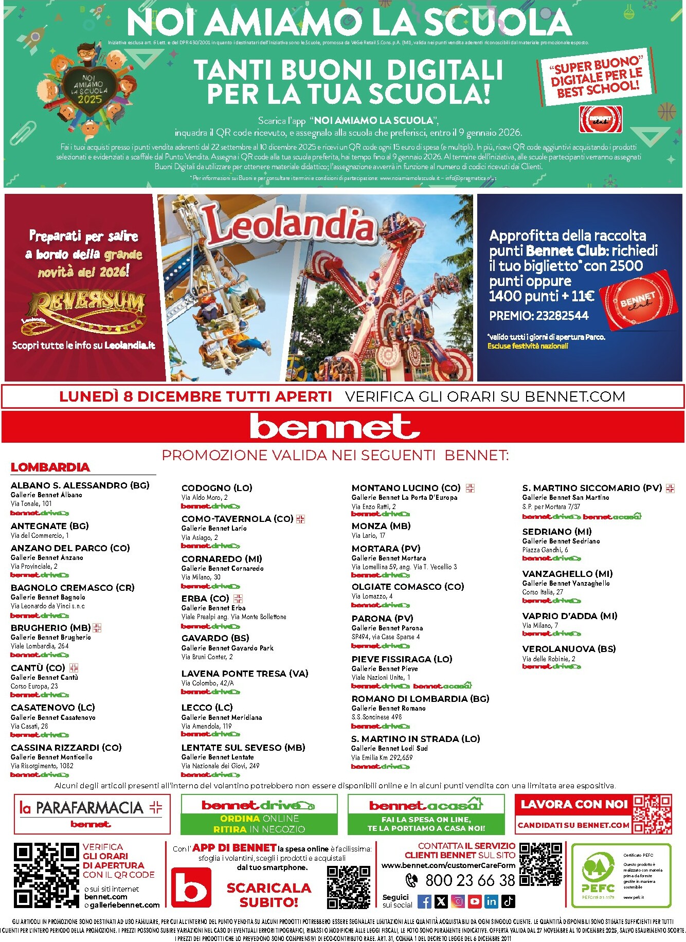 bennet - Volantino Bennet valido dal 27/11 al 10/12 - page: 36