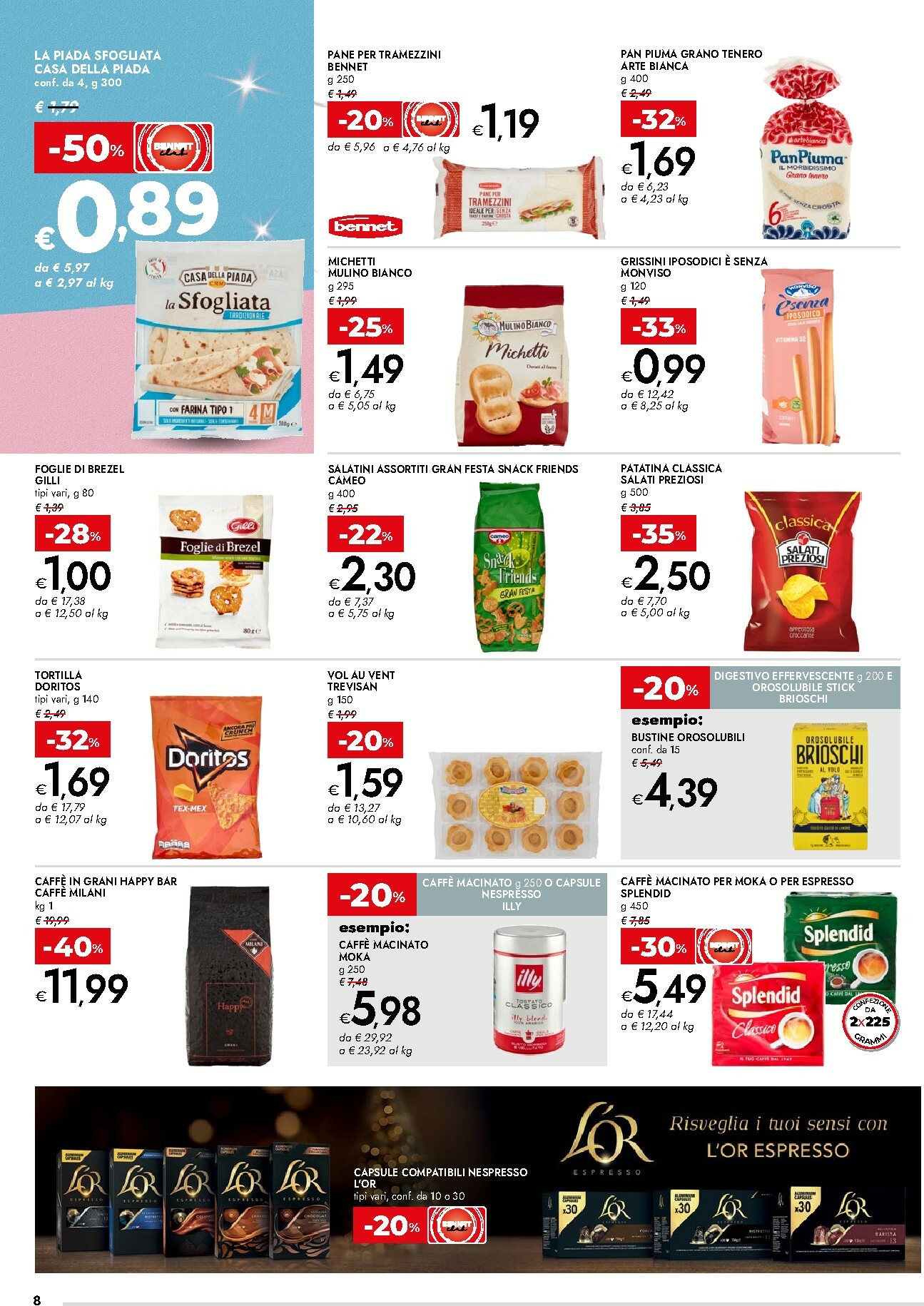 bennet - Volantino Bennet - Un Natale Gourmet valido dal 11/12 al 24/12 - page: 8