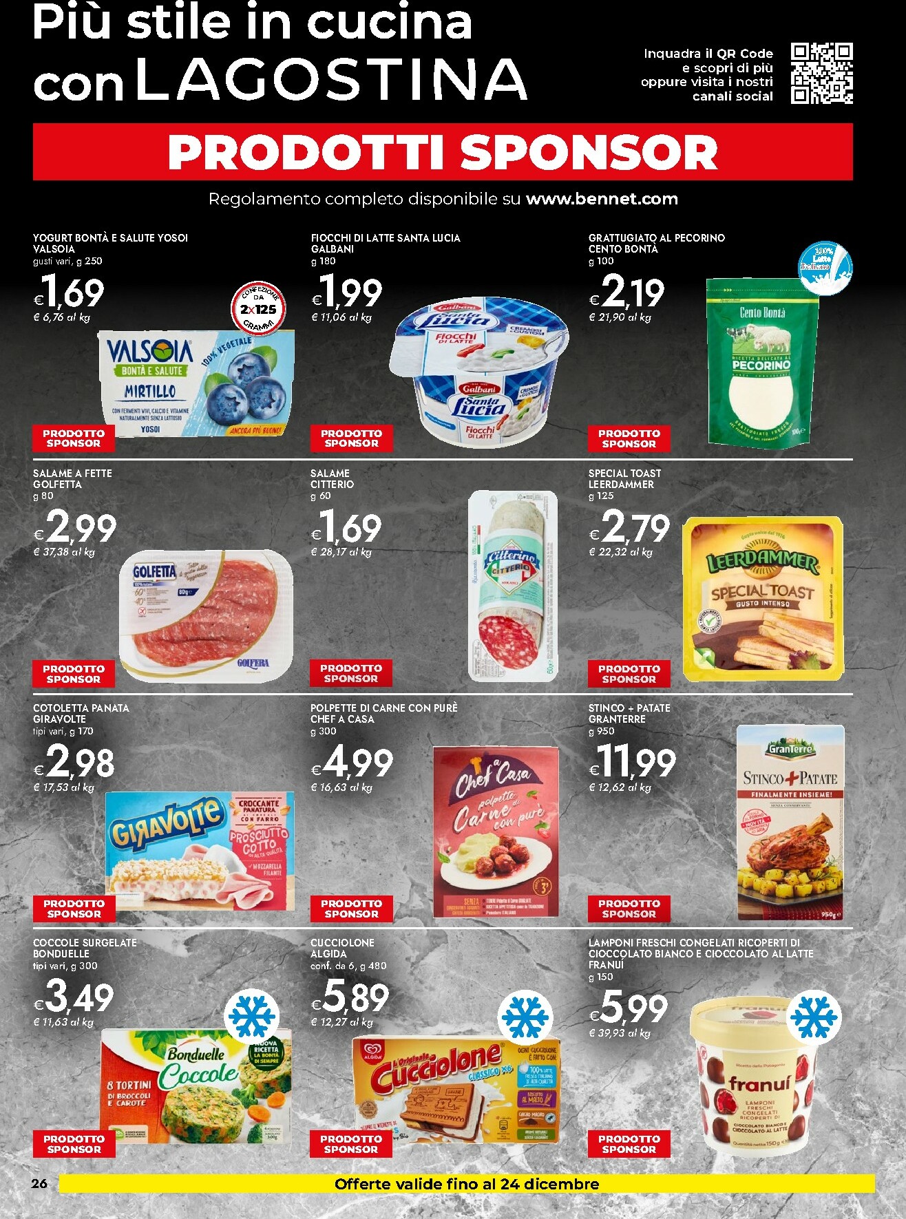 bennet - Volantino Bennet - Un Natale Gourmet valido dal 11/12 al 24/12 - page: 26