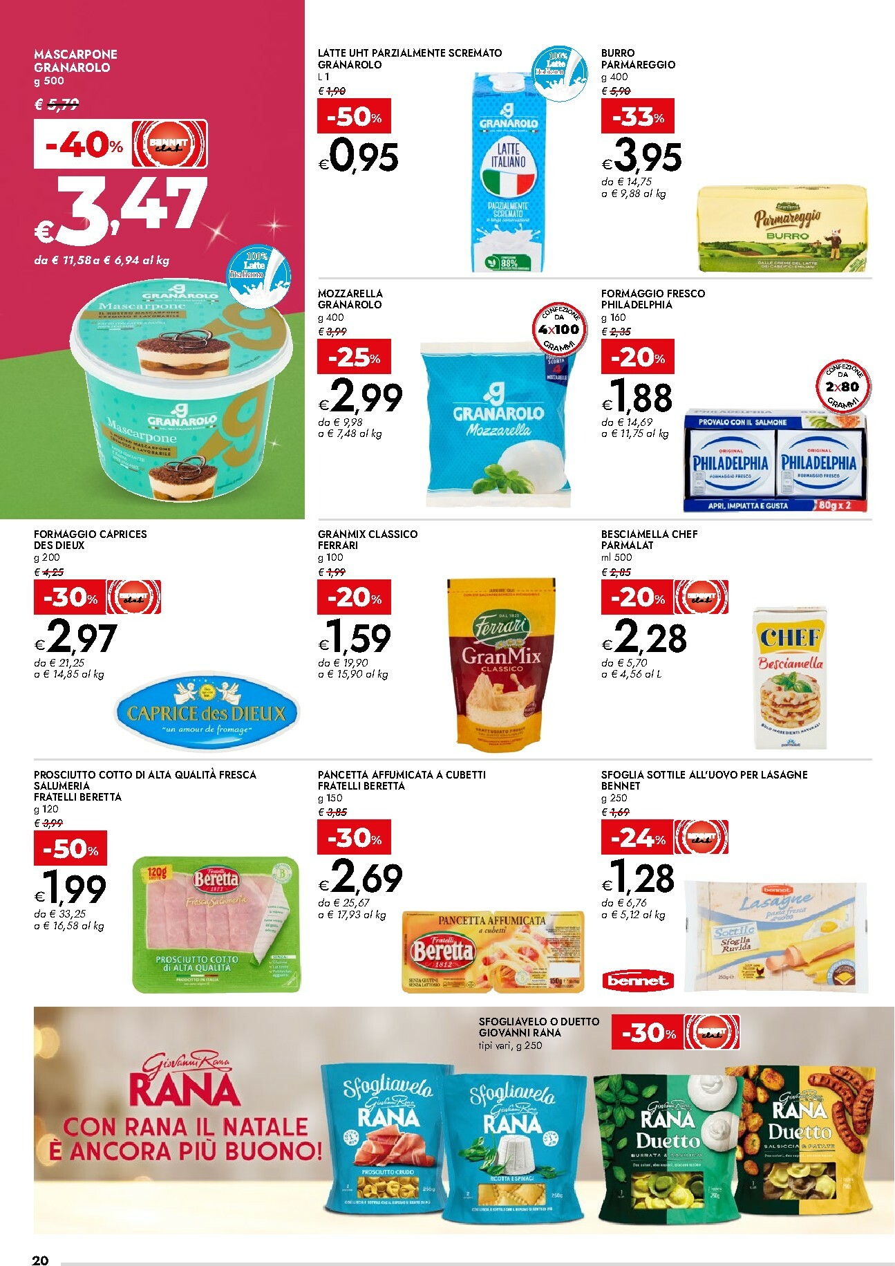 bennet - Volantino Bennet - Il Menu Delle Feste valido dal 18/12 al 31/12 - page: 20