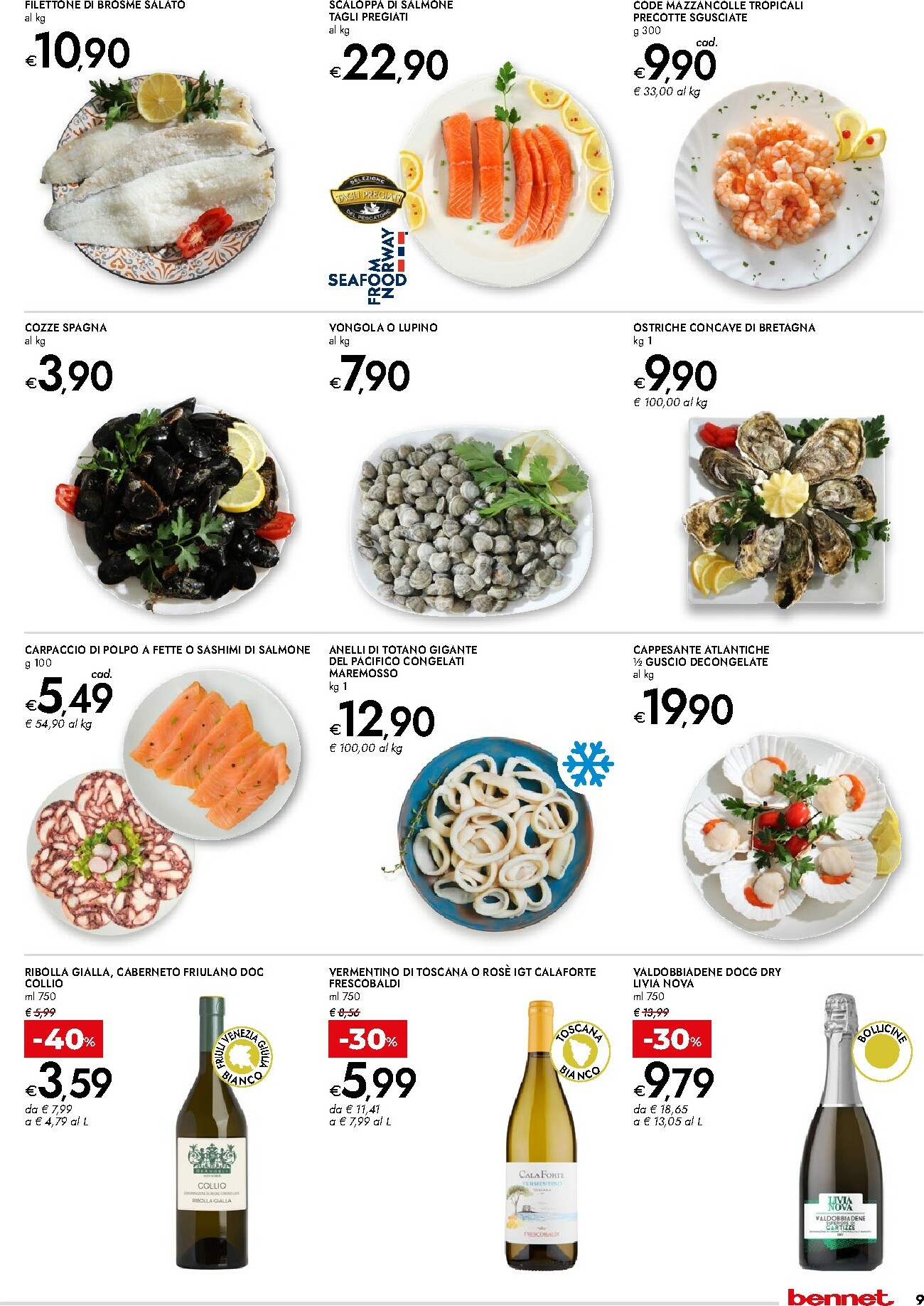 bennet - Volantino Bennet - Il Menu Delle Feste valido dal 18/12 al 31/12 - page: 9