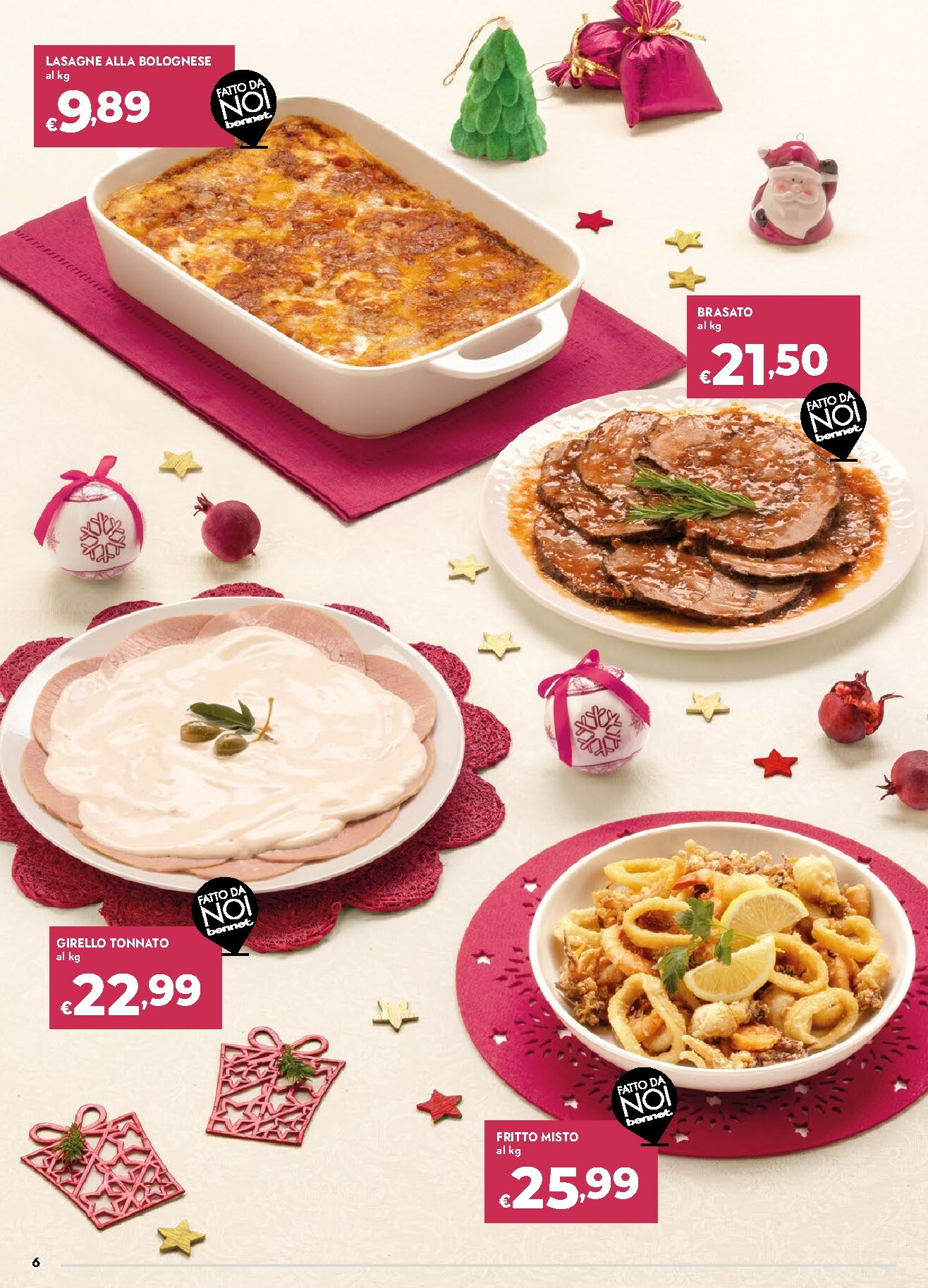 bennet - Volantino Bennet - Il Menu Delle Feste valido dal 18/12 al 31/12 - page: 6