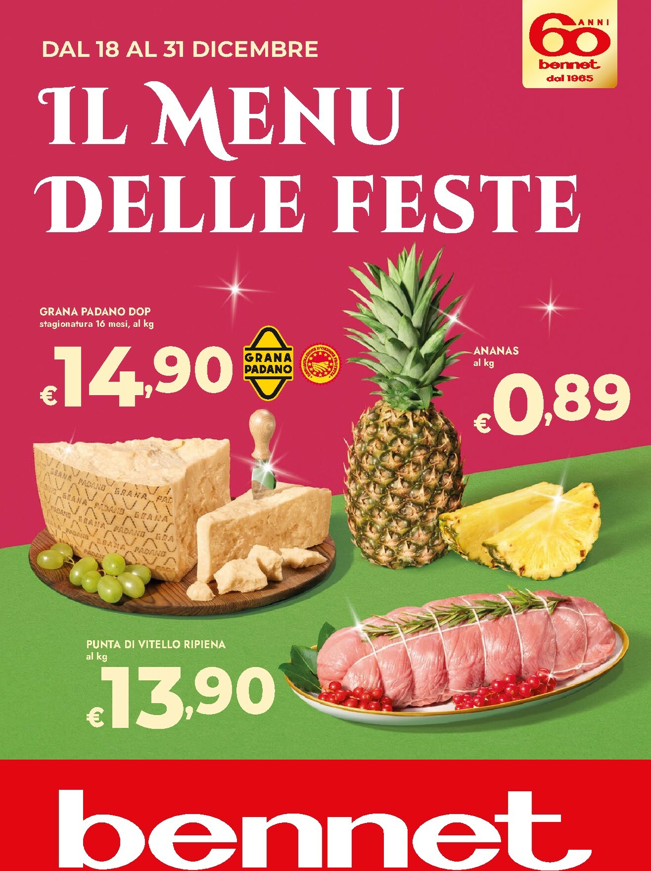 bennet - Volantino Bennet - Il Menu Delle Feste valido dal 18/12 al 31/12