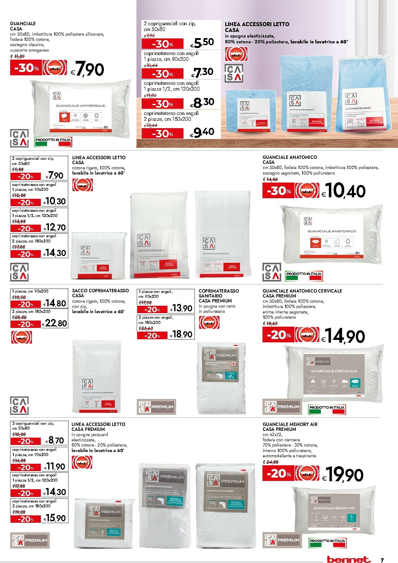 bennet - Volantino Bennet - Fiera del Bianco valido dal 02/01 al 14/01 - page: 7