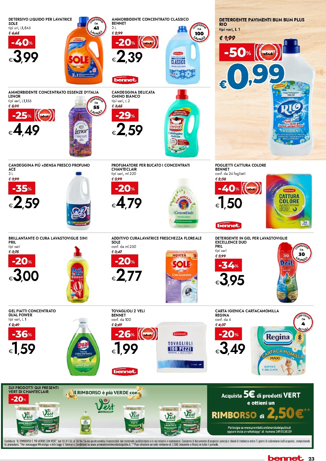 bennet - Volantino Bennet valido dal 02/01 al 14/01 - page: 23