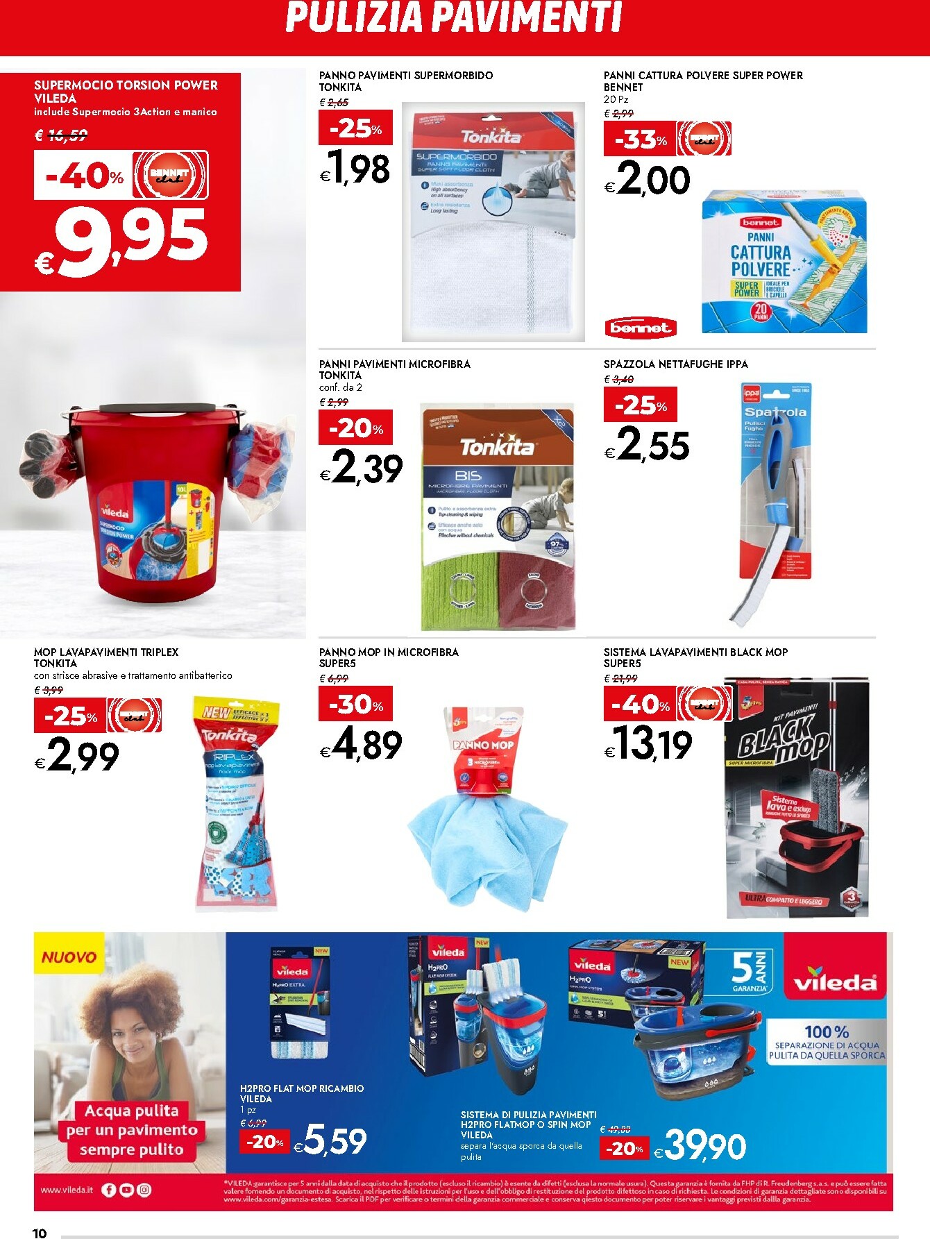 bennet - Volantino Bennet - Una Casa che sa di Pulito valido dal 08/01 al 21/01 - page: 10
