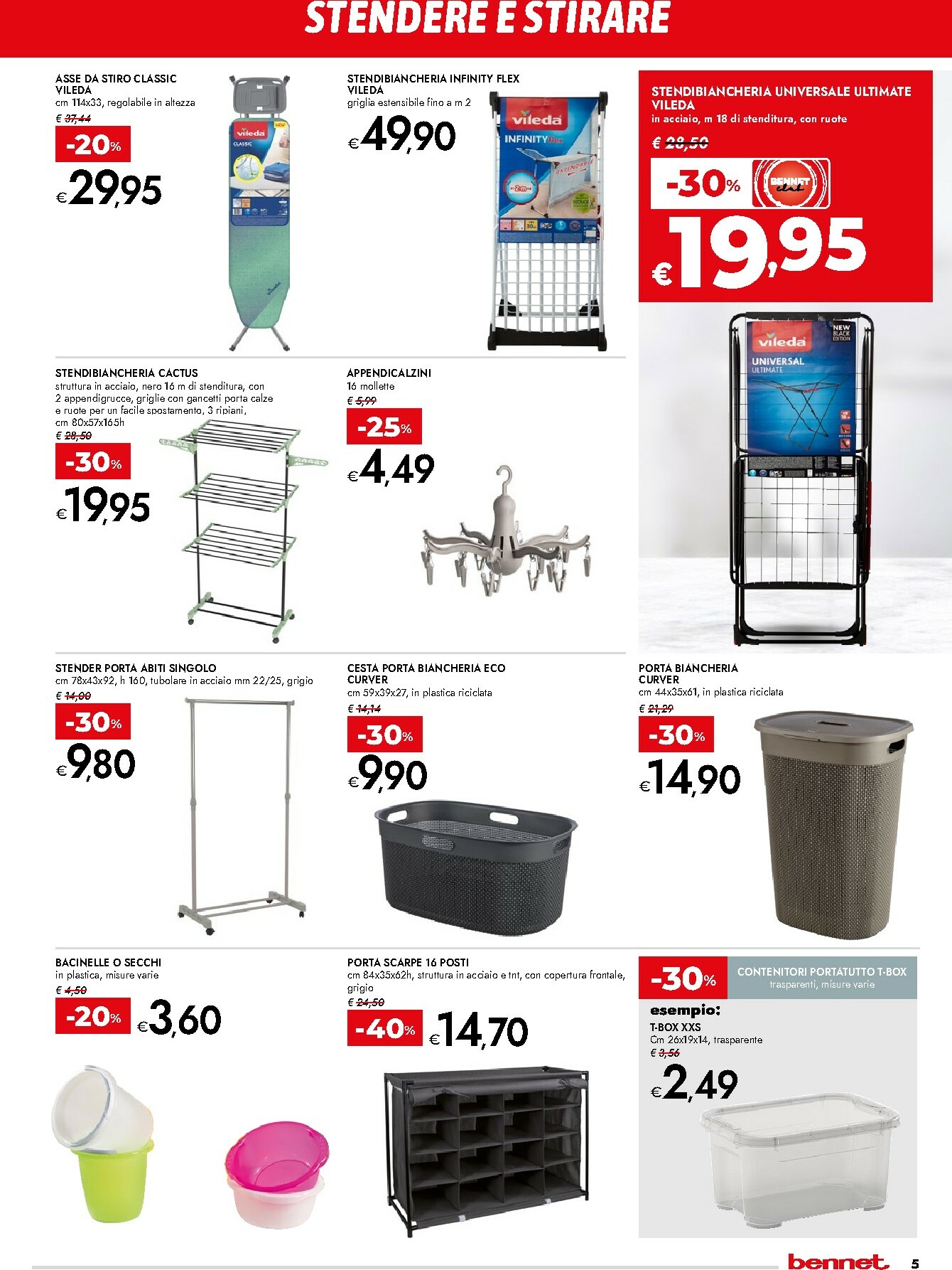 bennet - Volantino Bennet - Una Casa che sa di Pulito valido dal 08/01 al 21/01 - page: 5