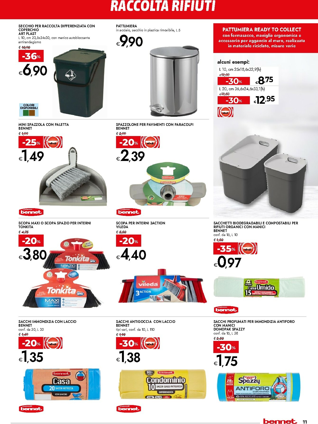 bennet - Volantino Bennet - Una Casa che sa di Pulito valido dal 08/01 al 21/01 - page: 11