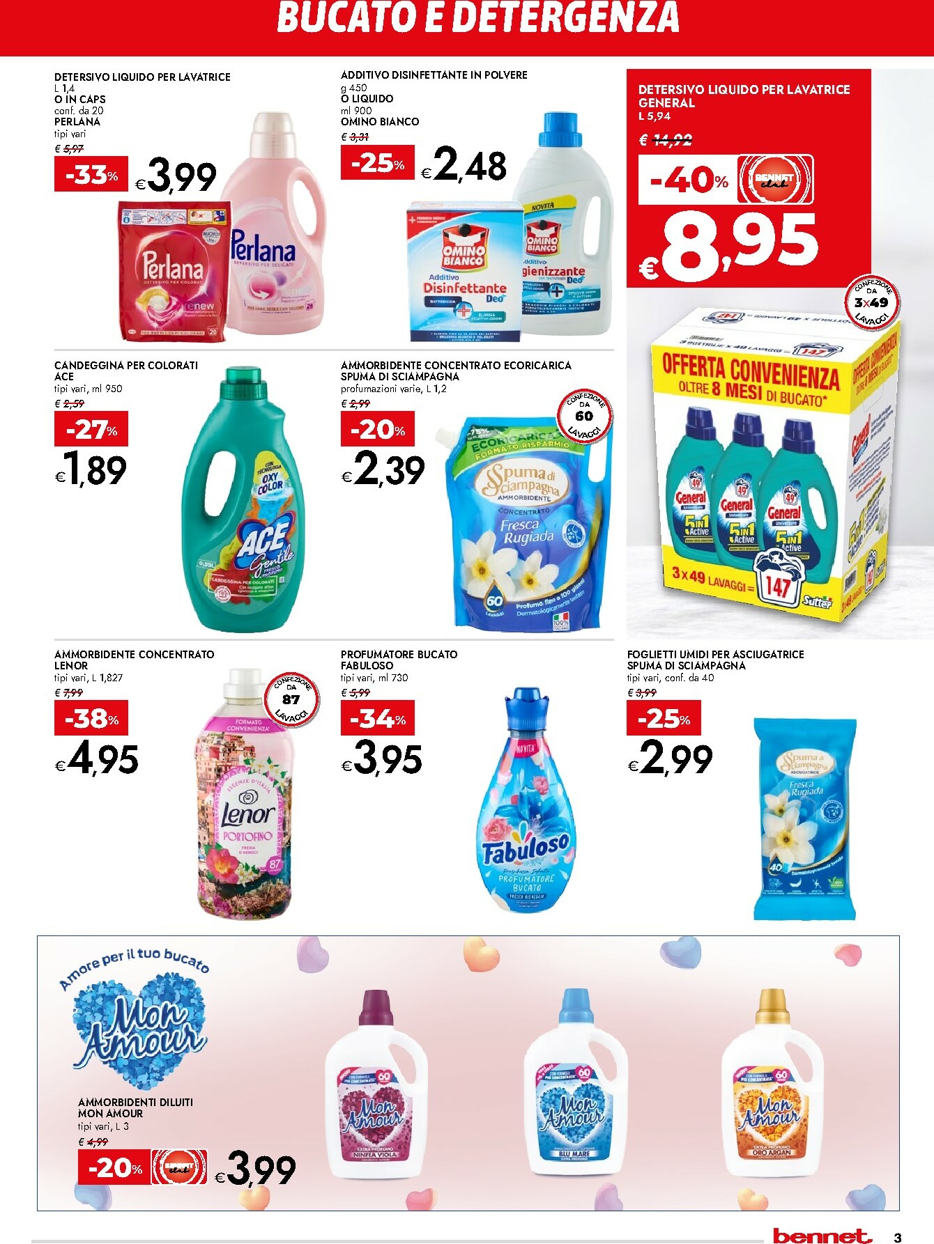 bennet - Volantino Bennet - Una Casa che sa di Pulito valido dal 08/01 al 21/01 - page: 3