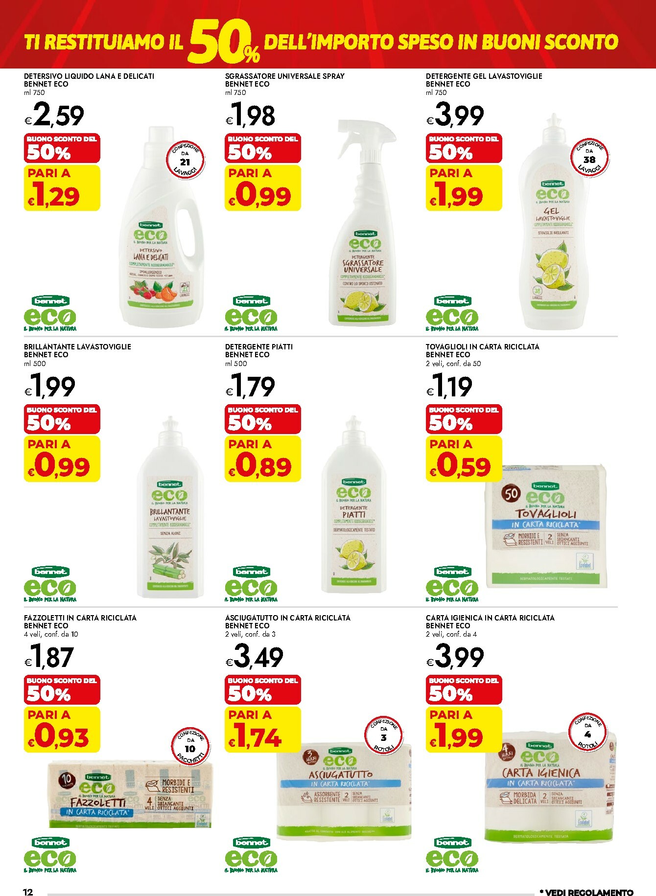 bennet - Volantino Bennet valido dal 22/01 al 04/02 - page: 12