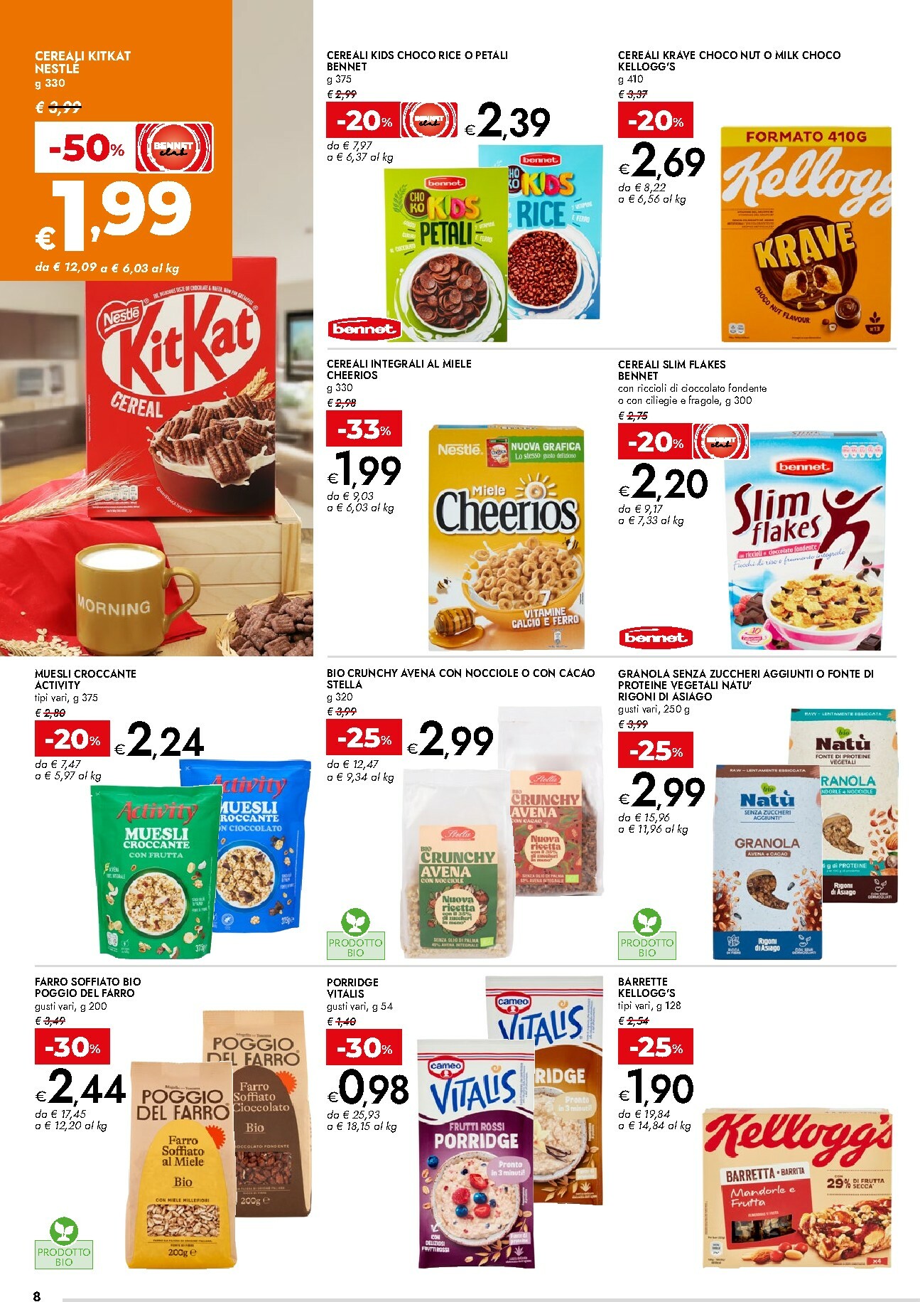 bennet - Volantino Bennet - Un Risveglio di Gusto valido dal 19/02/2026 al 04/03/2026 - page: 8
