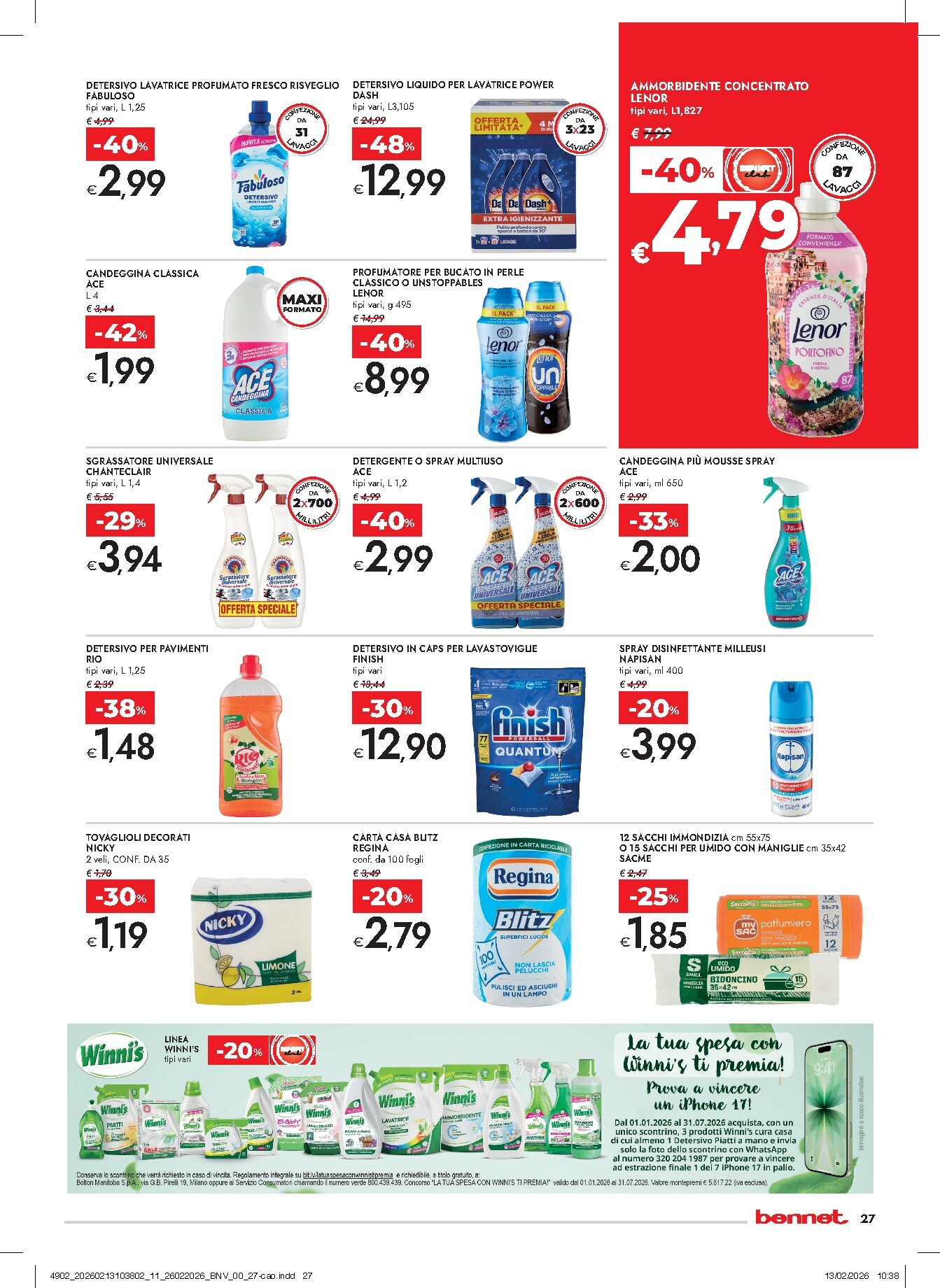 bennet - Volantino Bennet valido dal 26/02/2026 al 11/03/2026 - page: 27