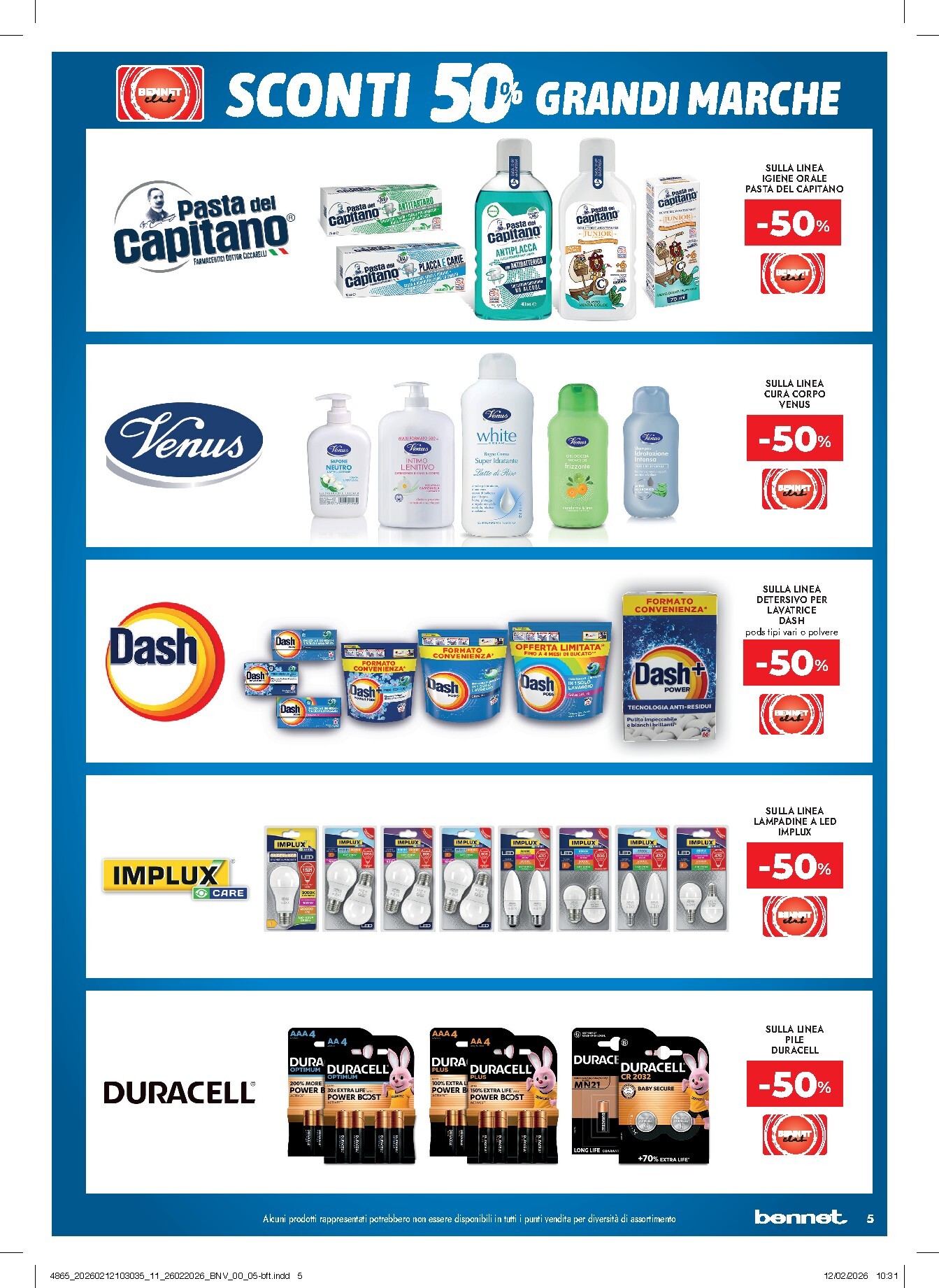 bennet - Volantino Bennet valido dal 26/02/2026 al 11/03/2026 - page: 5