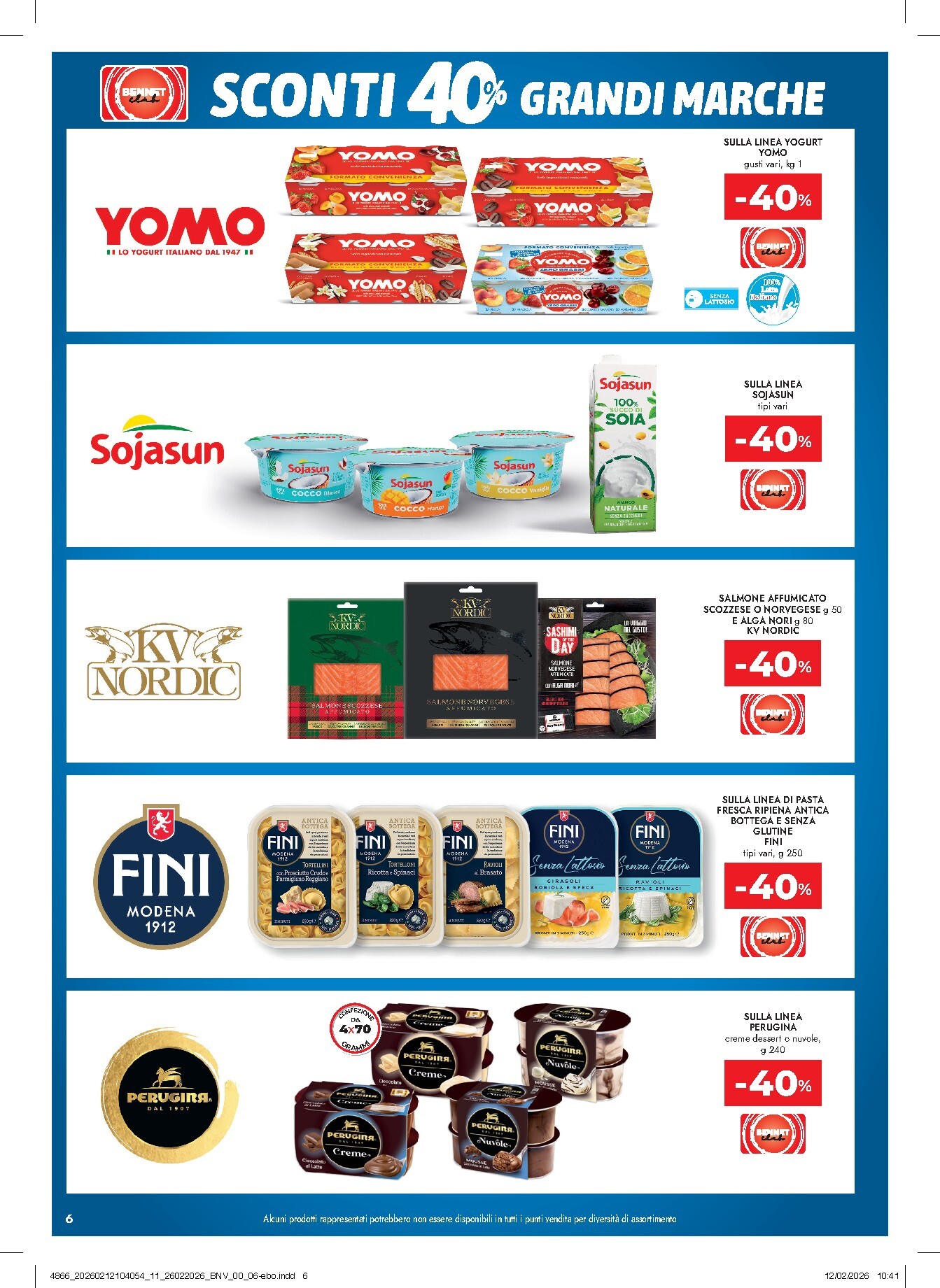 bennet - Volantino Bennet valido dal 26/02/2026 al 11/03/2026 - page: 6