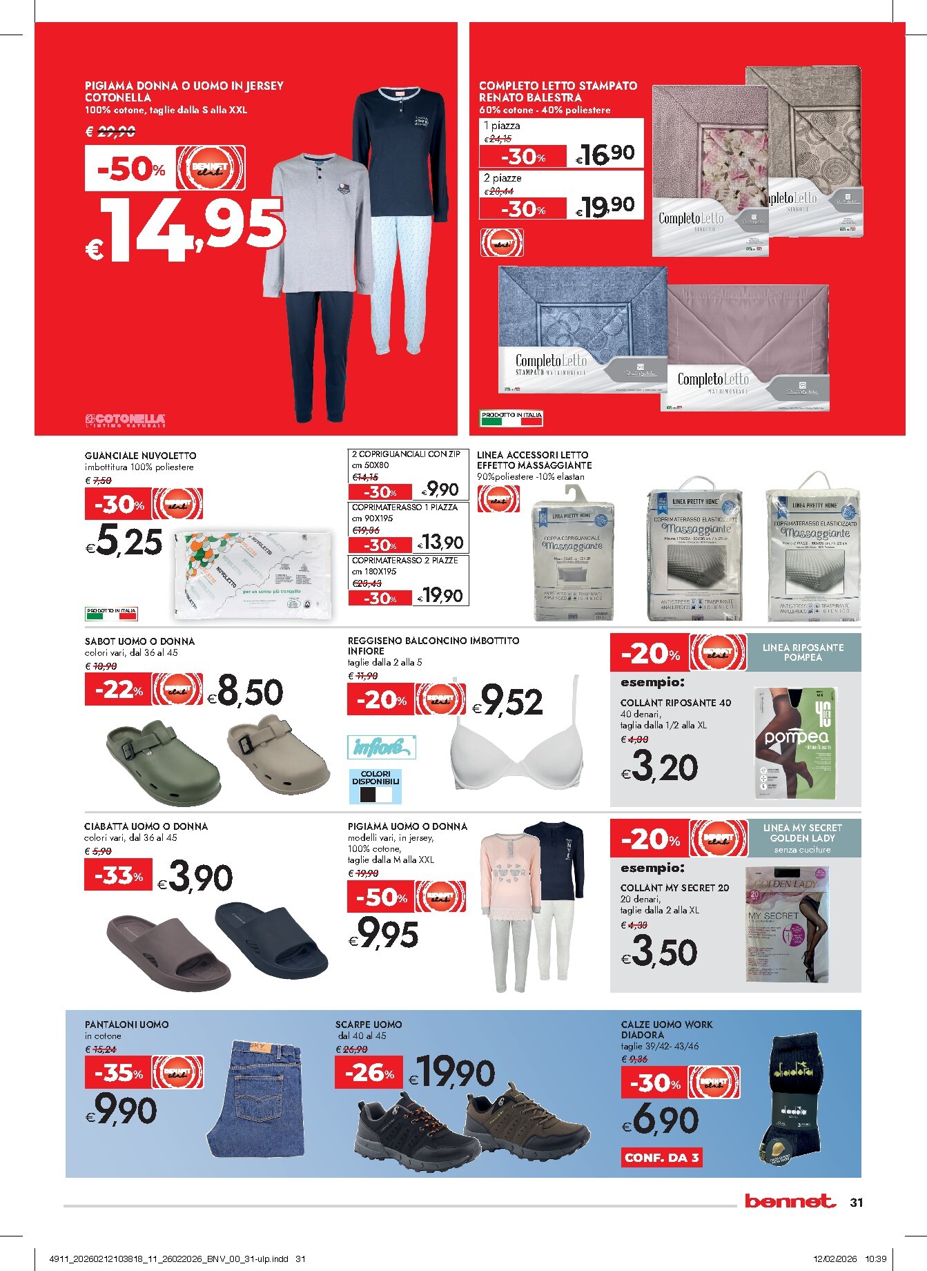bennet - Volantino Bennet valido dal 26/02/2026 al 11/03/2026 - page: 31