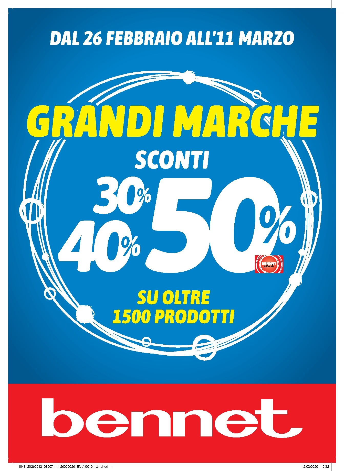 bennet - Volantino Bennet valido dal 26/02/2026 al 11/03/2026