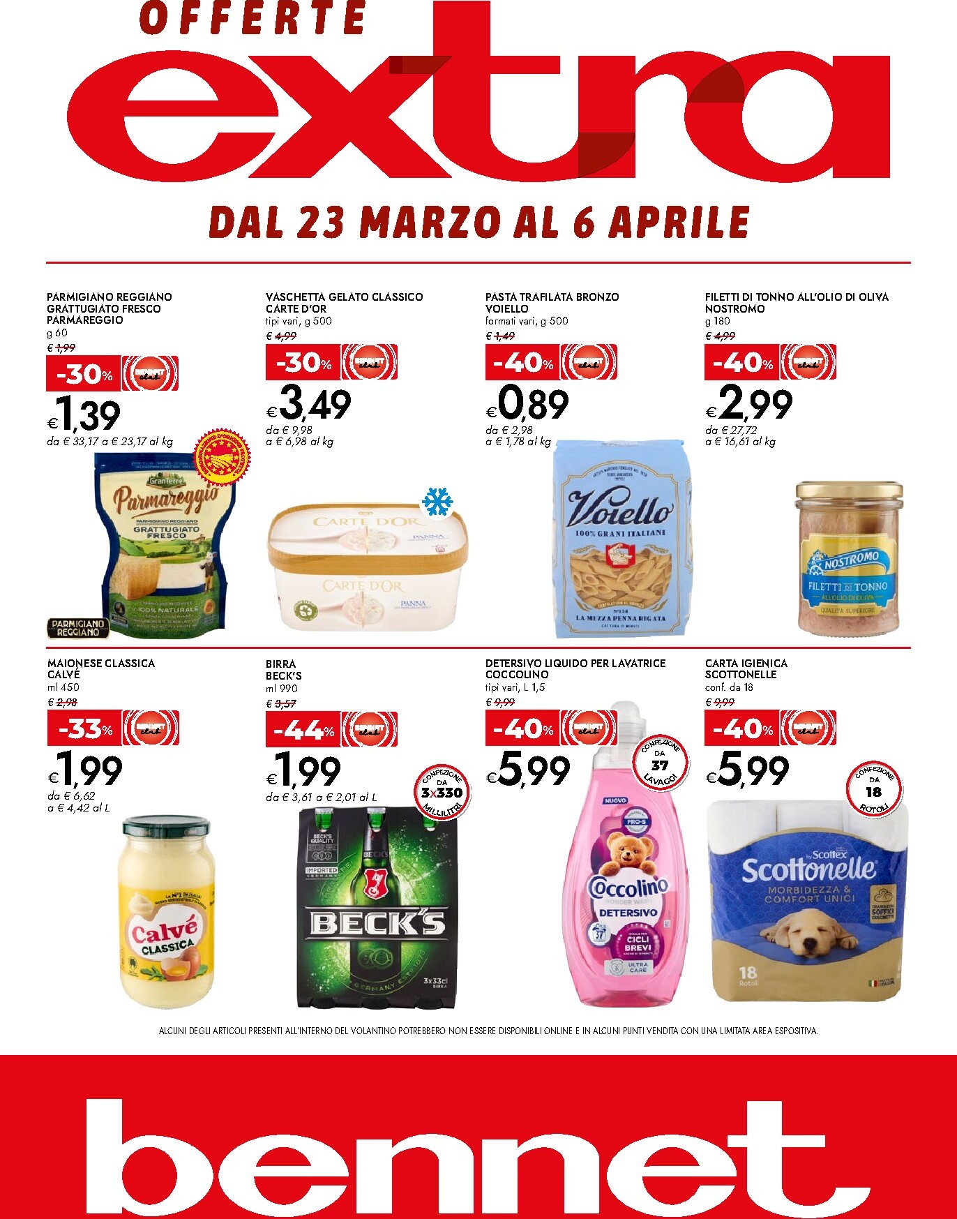 bennet - Volantino Bennet - Offerte Extra valido dal 23/03/2026 al 06/04/2026