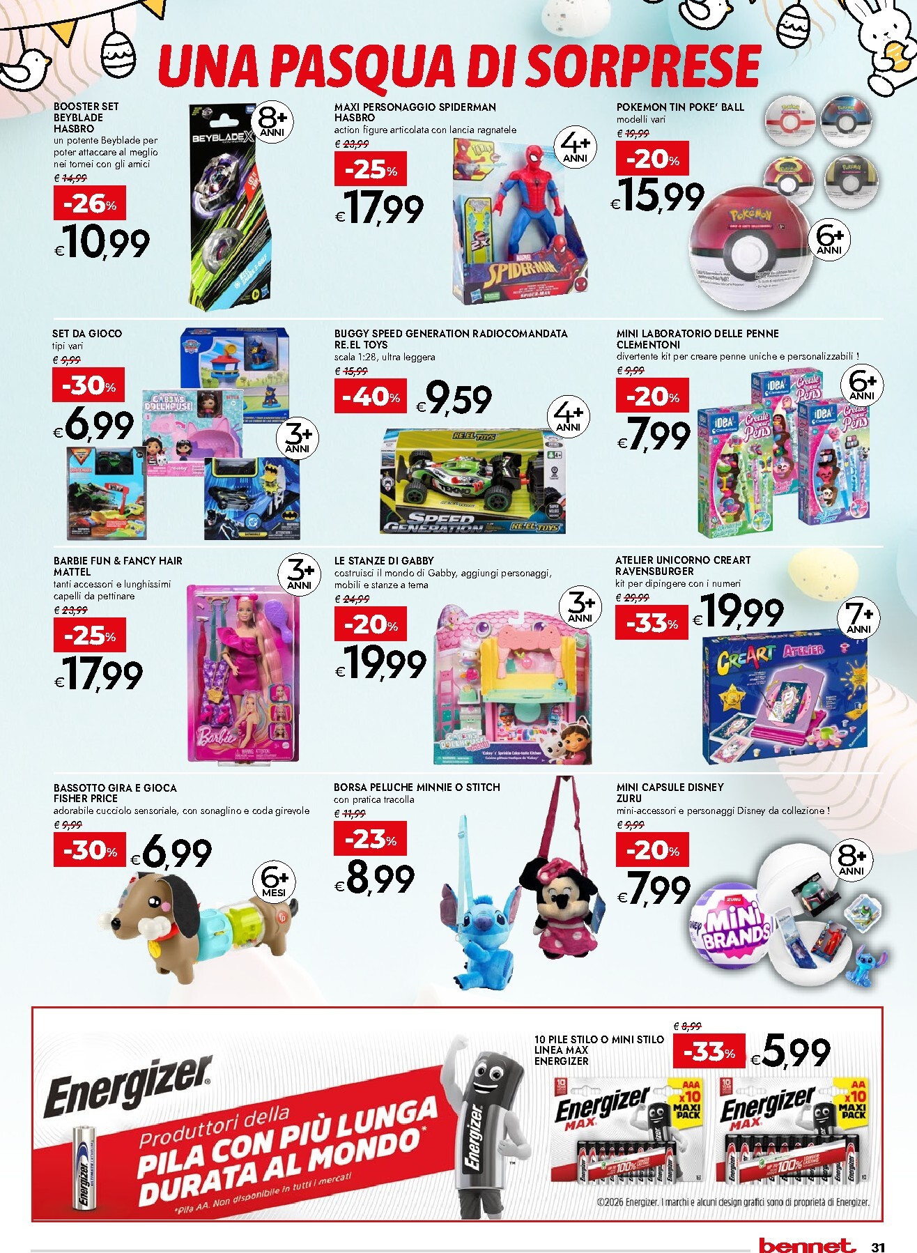 bennet - Volantino Bennet - Pasqua valido dal 23/03/2026 al 06/04/2026 - page: 31