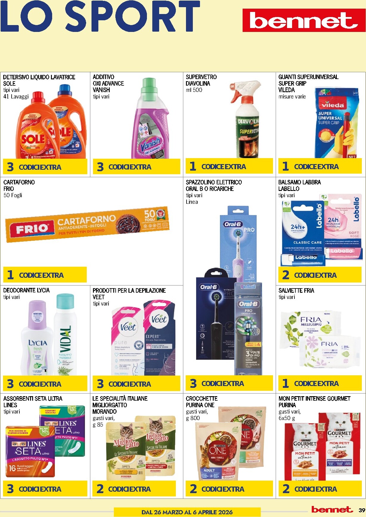 bennet - Volantino Bennet - Pasqua valido dal 23/03/2026 al 06/04/2026 - page: 39