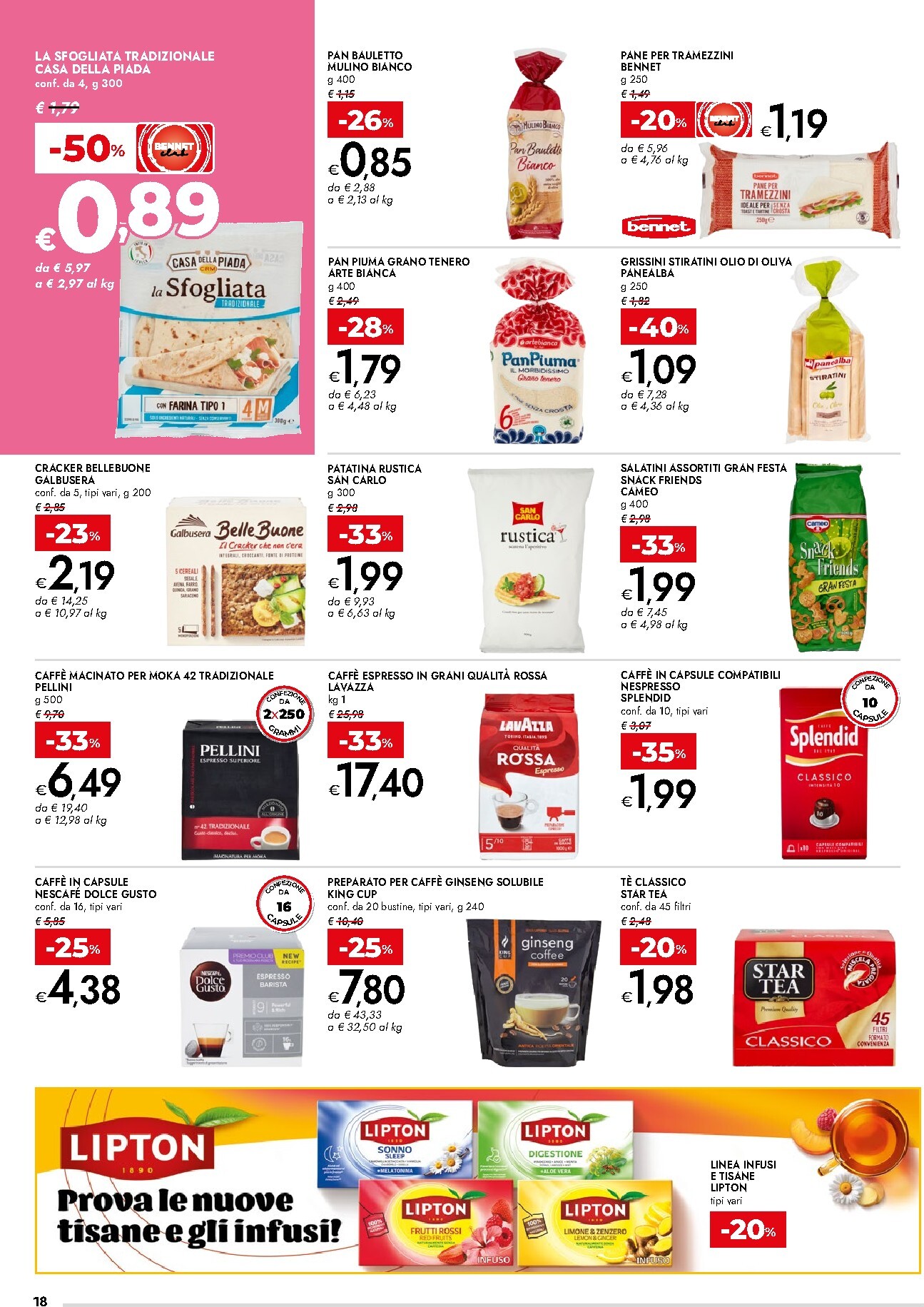 bennet - Volantino Bennet - Pasqua valido dal 23/03/2026 al 06/04/2026 - page: 18