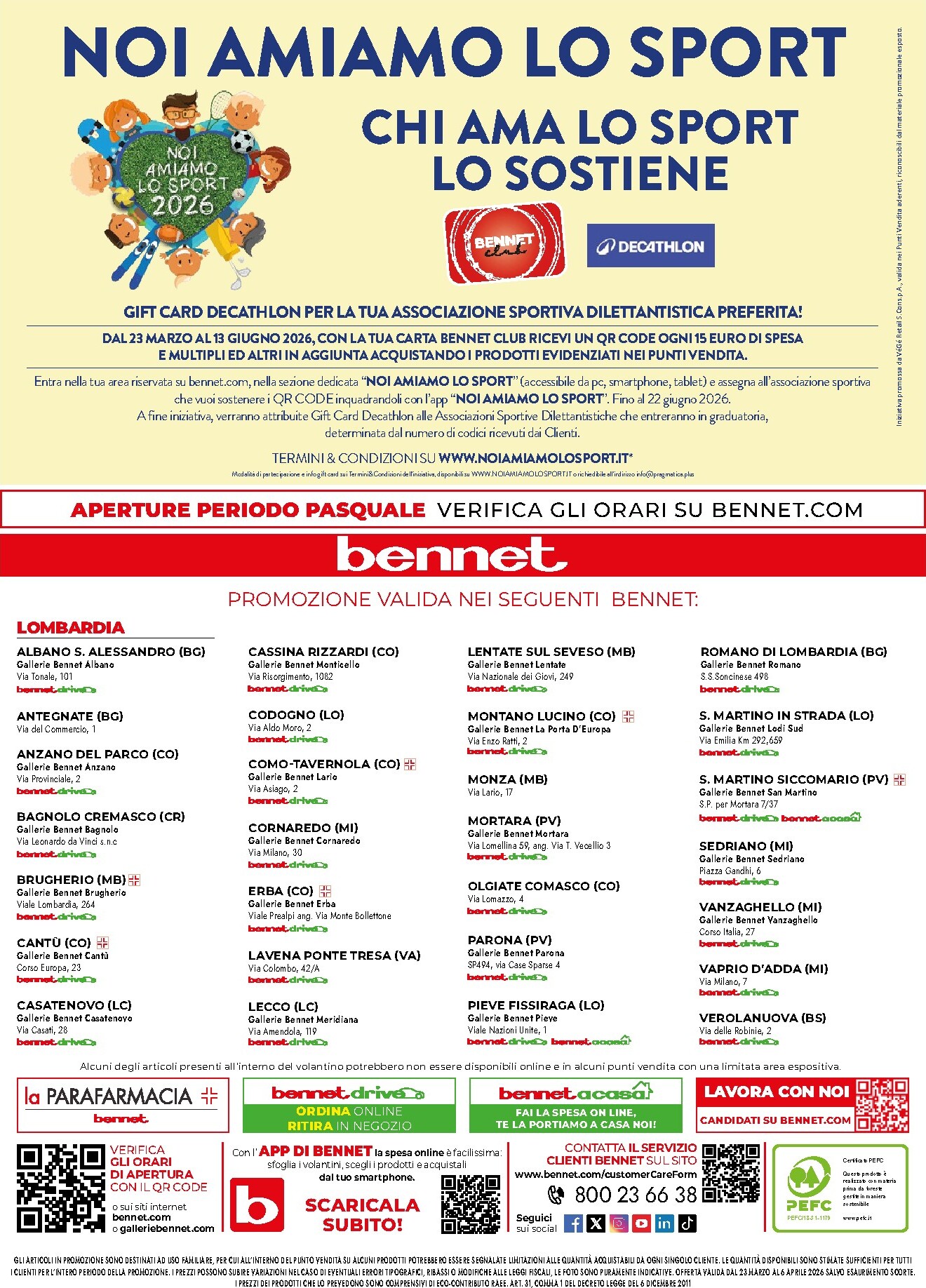 bennet - Volantino Bennet - Pasqua valido dal 23/03/2026 al 06/04/2026 - page: 44