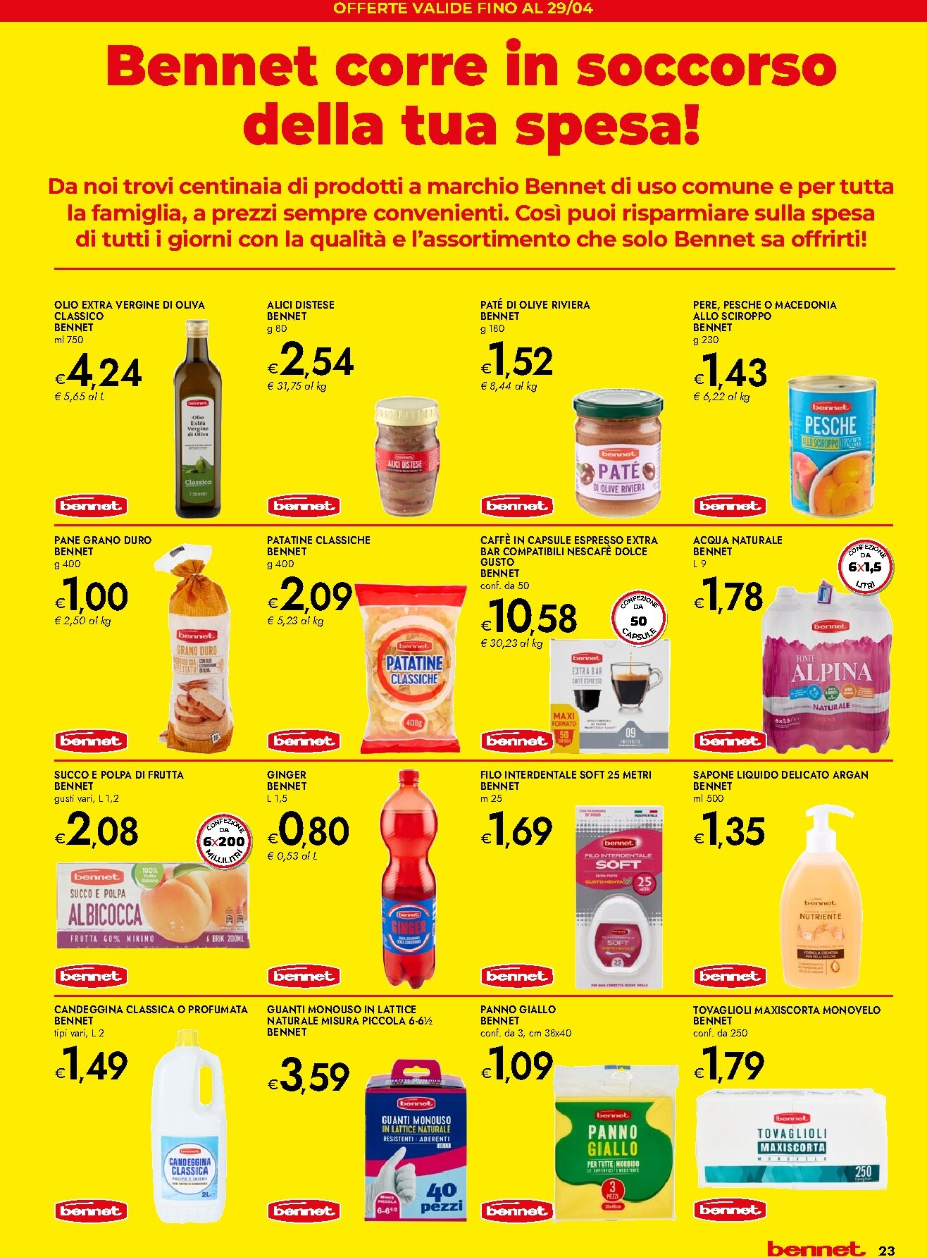 bennet - Volantino Bennet valido dal 02/04/2026 al 15/04/2026 - page: 23