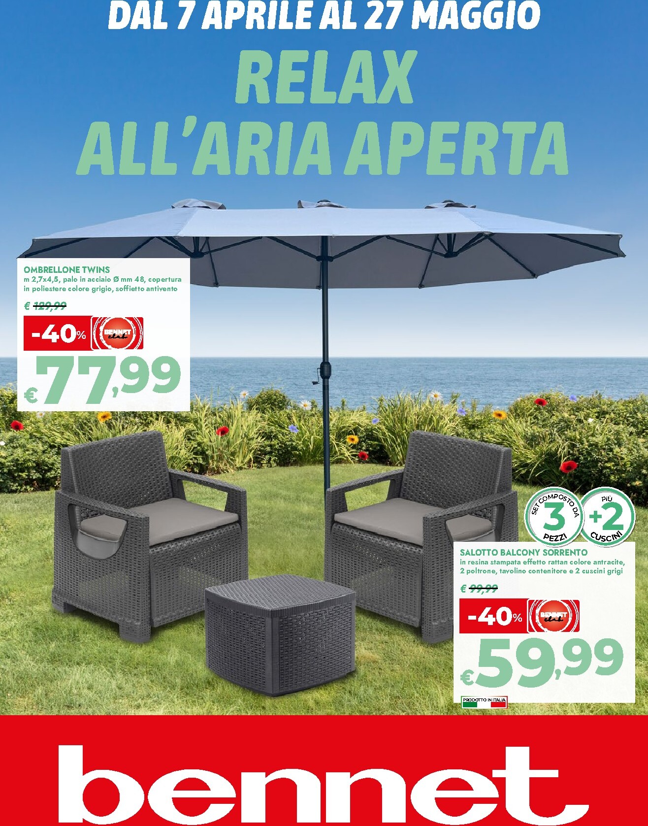 bennet - Volantino attuale di Bennet valido dal martedì 07/04/2026 al mercoledì 27/05/2026