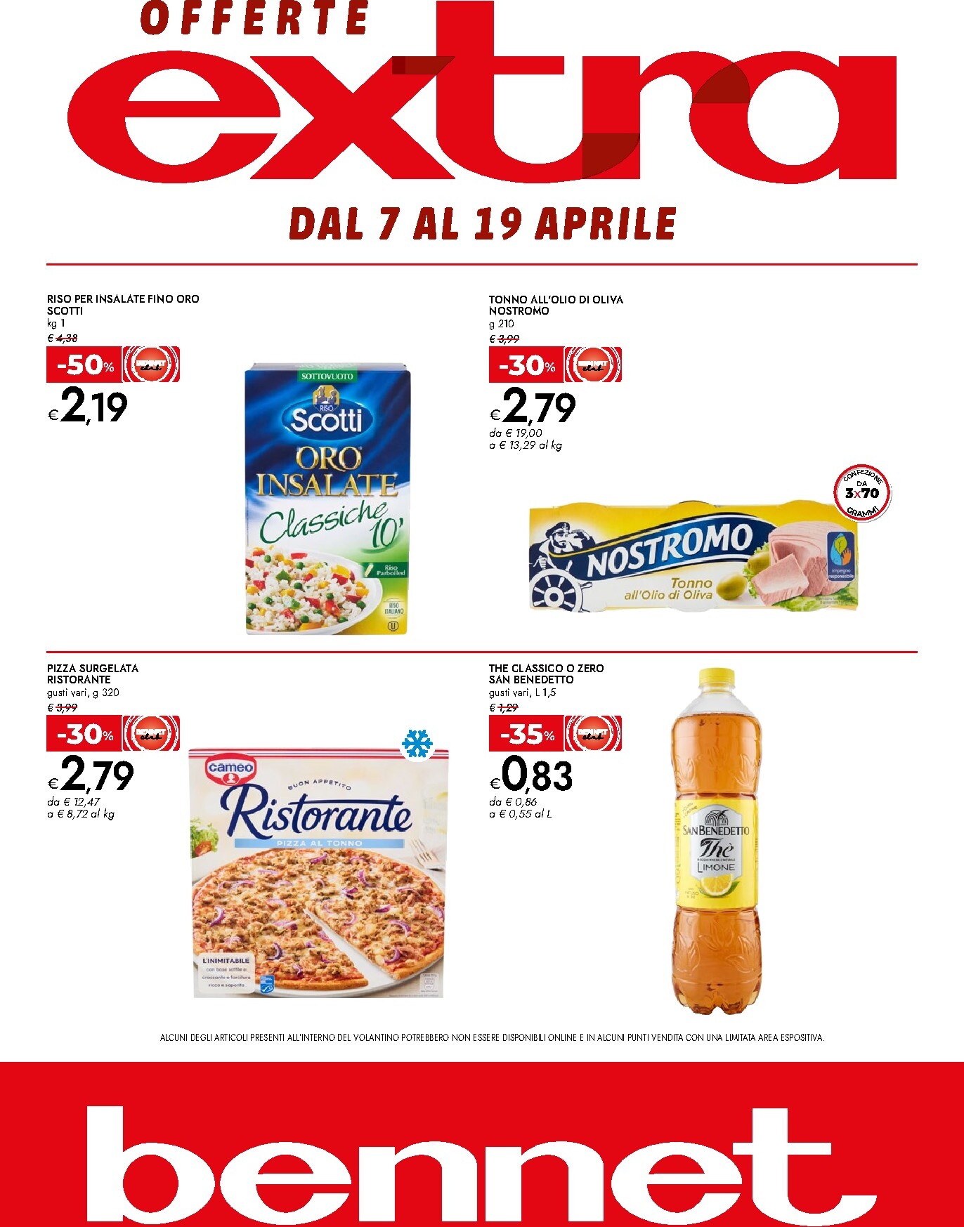bennet - Volantino attuale di Bennet - Offerte extra valido dal martedì 07/04/2026 al domenica 19/04/2026